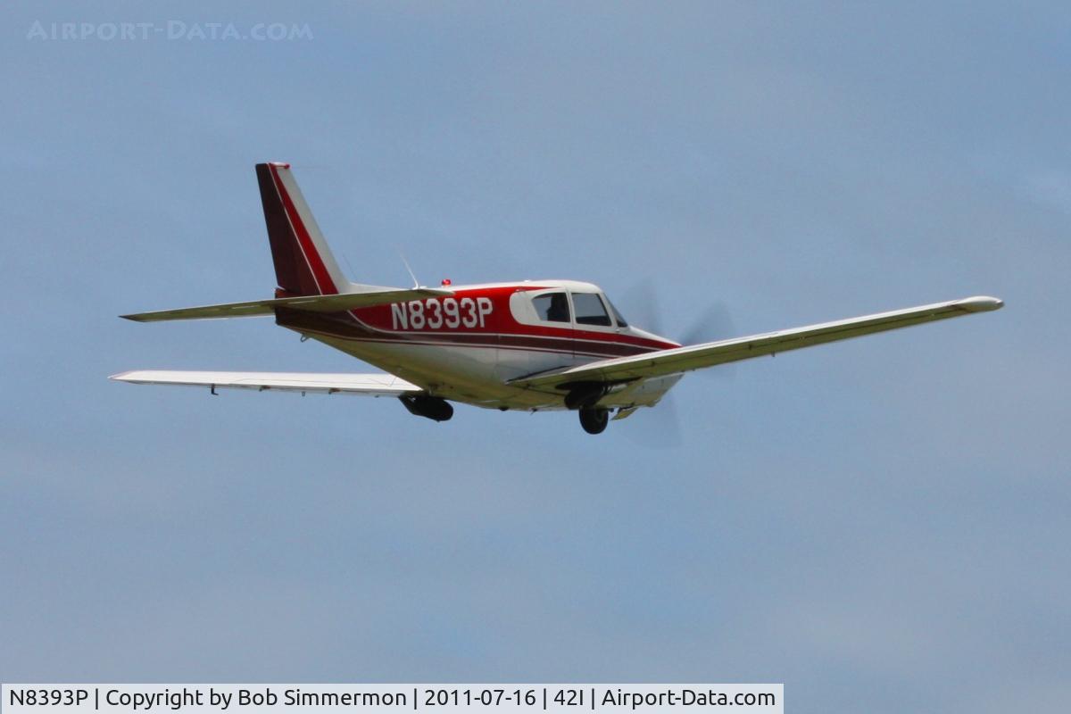 N8393P, 1964 Piper PA-24-250 Comanche C/N 24-3653, Departing the EAA fly-in at Zanesville, Ohio