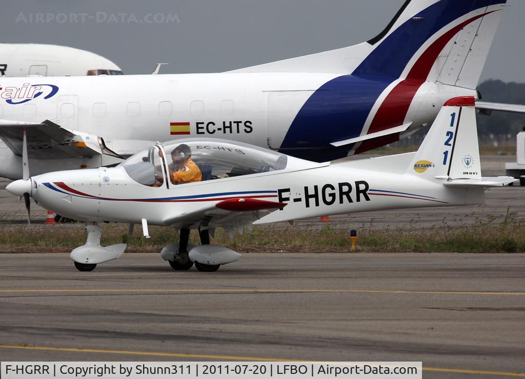 F-HGRR, Issoire APM 40 Simba C/N 03, Used by the Organisation...
