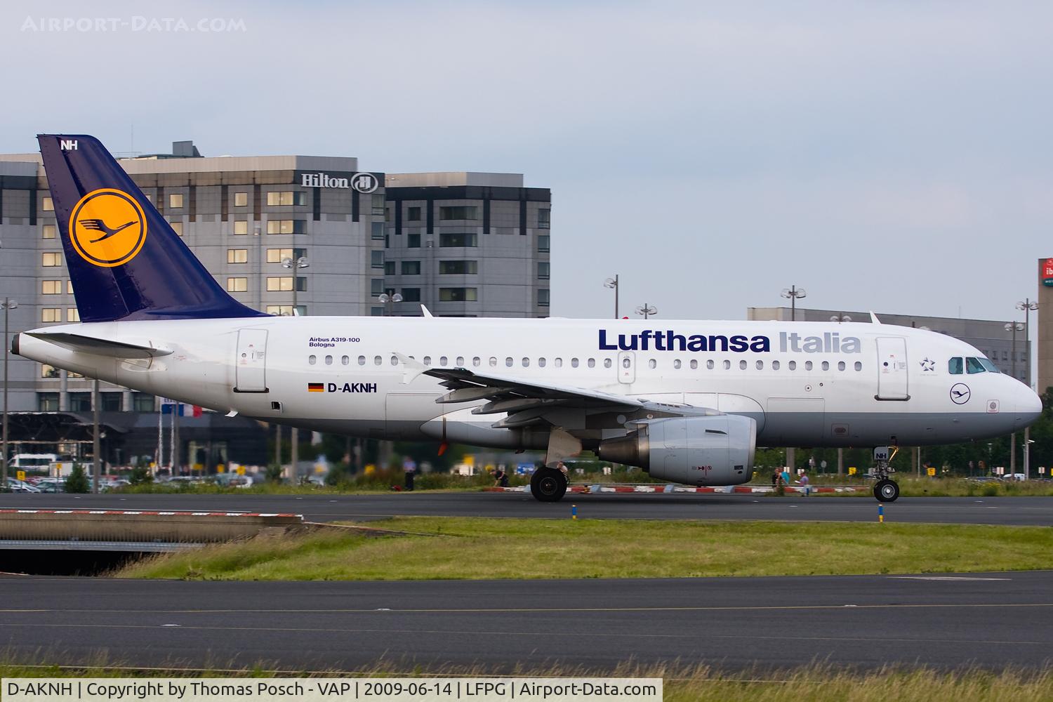 D-AKNH, 1998 Airbus A319-112 C/N 794, Lufthansa Italia