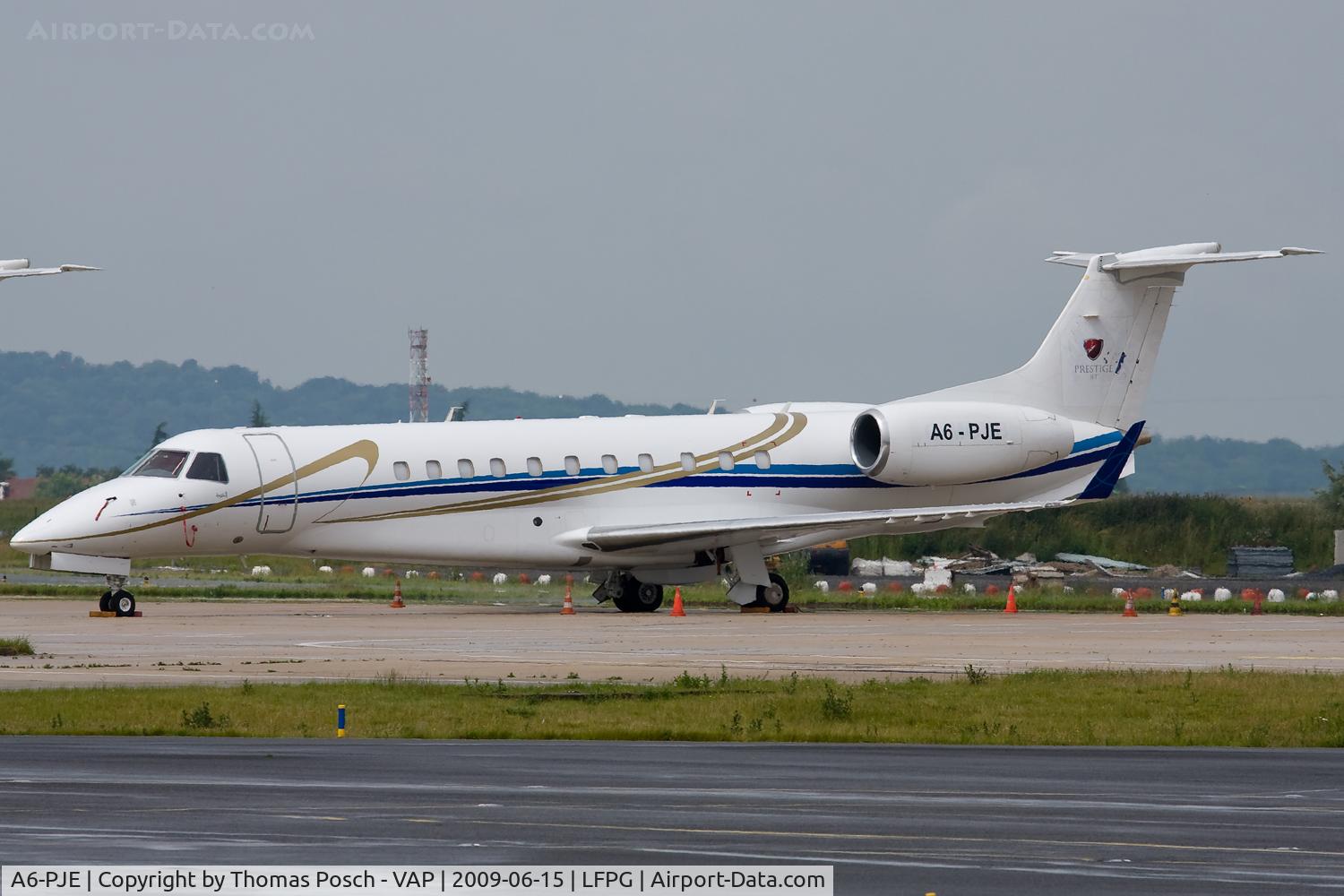 A6-PJE, 2006 Embraer Legacy 600 (EMB-135BJ) C/N 14500972, Prestige Jet
