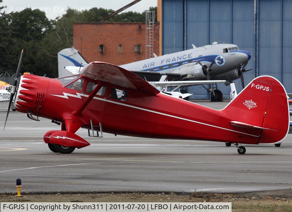 F-GPJS, 1937 Stinson SR-10C Reliant C/N 3-5846, Used by the Organisation...