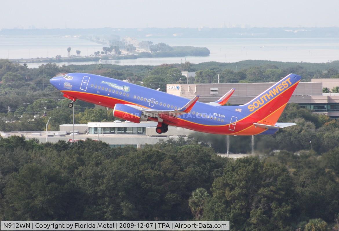 N912WN, 2008 Boeing 737-7H4 C/N 36621, Southwest 737
