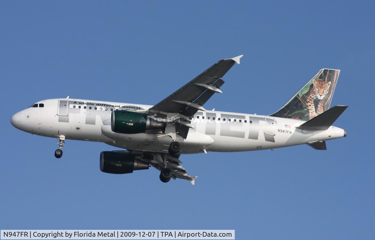 N947FR, 2006 Airbus A319-111 C/N 2806, Maya the Jaguar