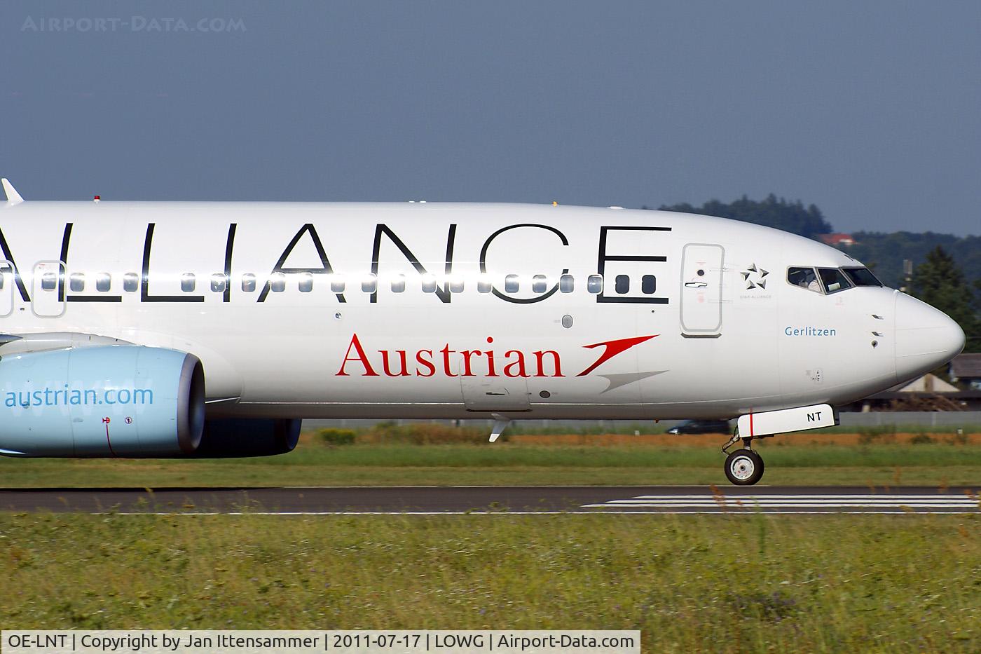 OE-LNT, 2006 Boeing 737-8Z9 C/N 33834, OE-LNT @ LOWG
