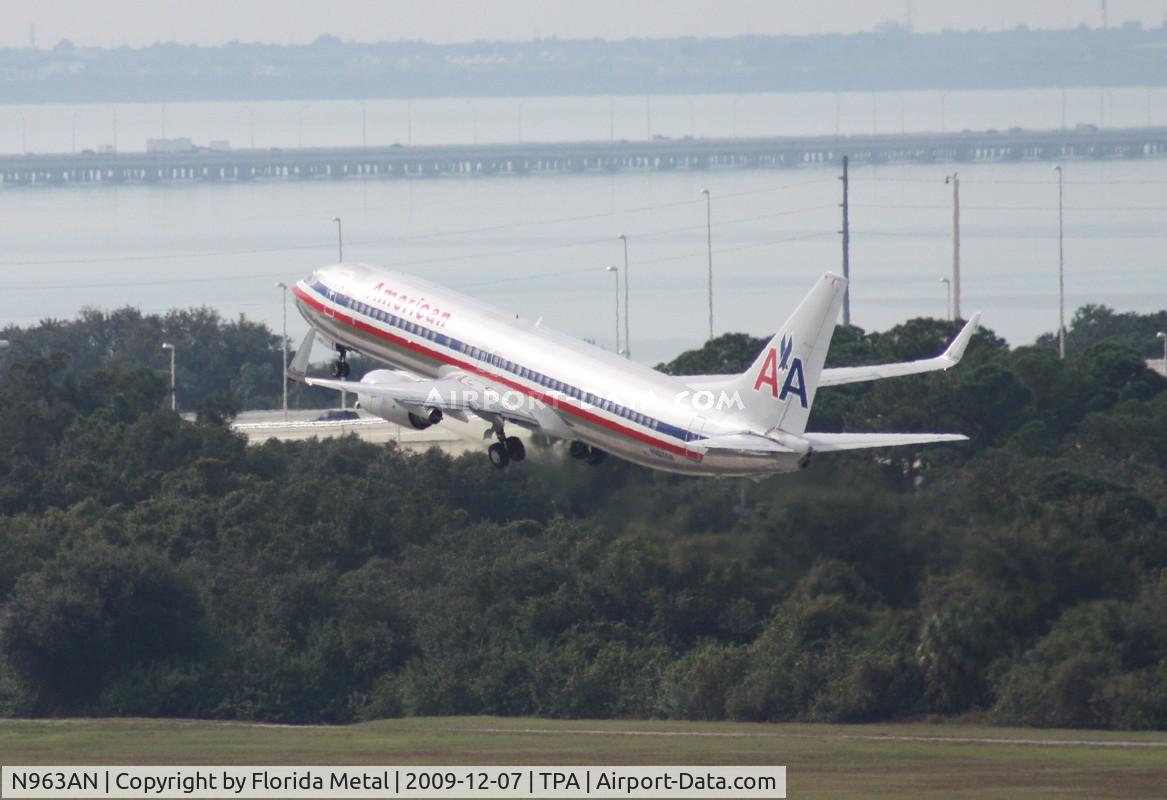 N963AN, 2001 Boeing 737-823 C/N 29543, American 737