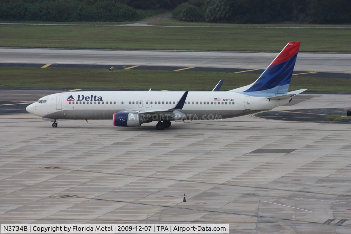 N3734B, 2000 Boeing 737-832 C/N 30776, Delta 737
