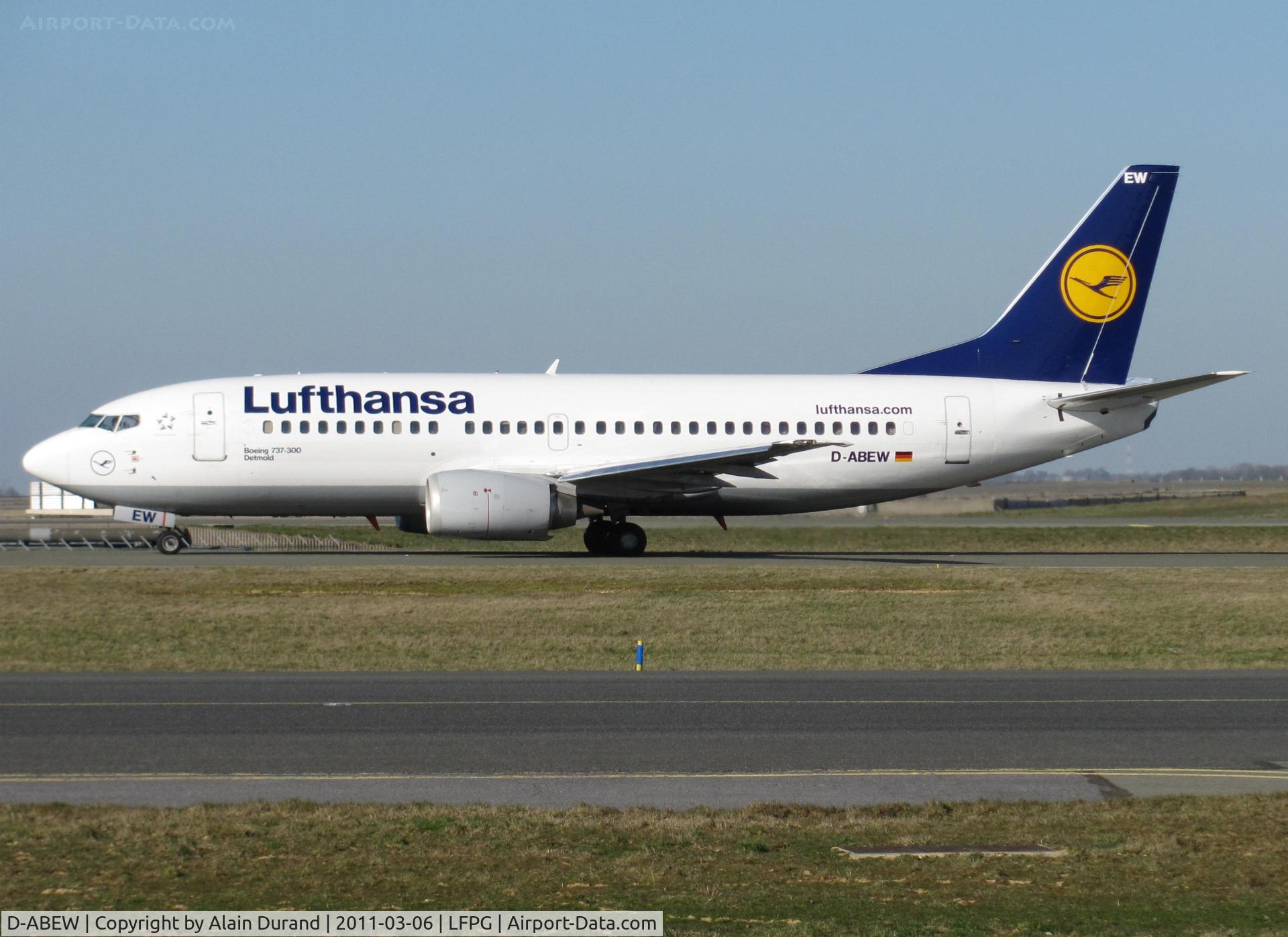 D-ABEW, 1995 Boeing 737-330 C/N 27905, c/n 2705 