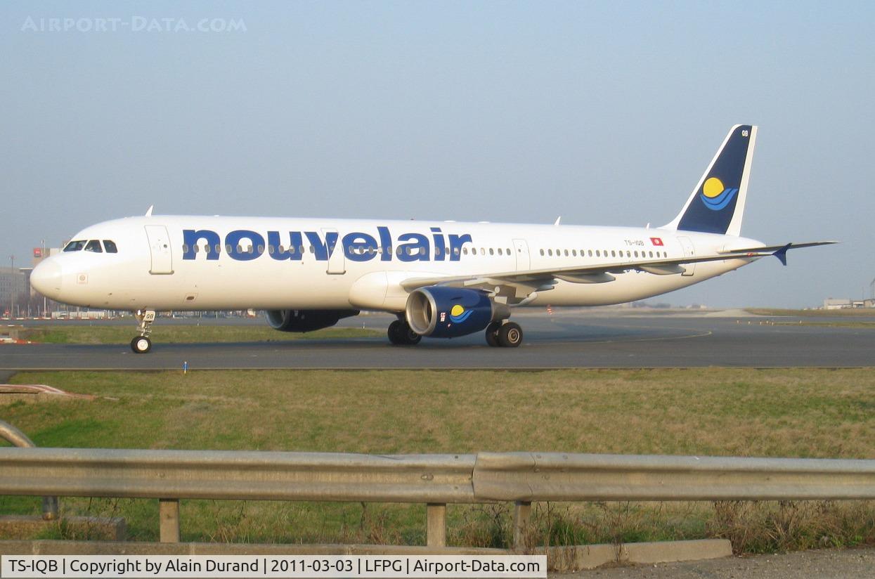 TS-IQB, 1999 Airbus A321-211 C/N 995, One of two stretched 321s in fleet, Quebec-Bravo spent her six first years with Sabena as OO-SUB and was sold to Nouvelair in 2005