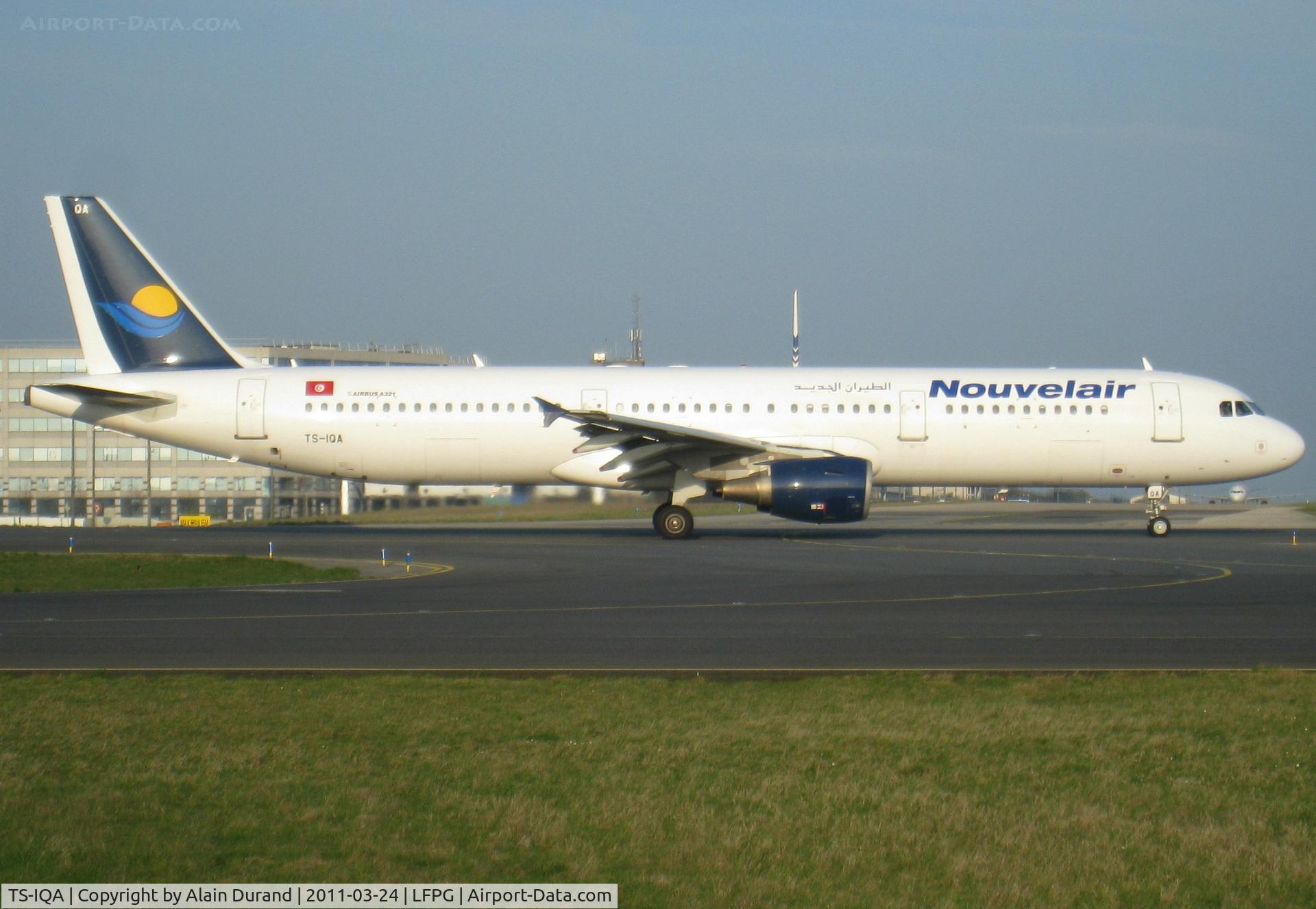 TS-IQA, 1999 Airbus A321-211 C/N 970, also delivered new to Sabena as OO-SUA in 1999