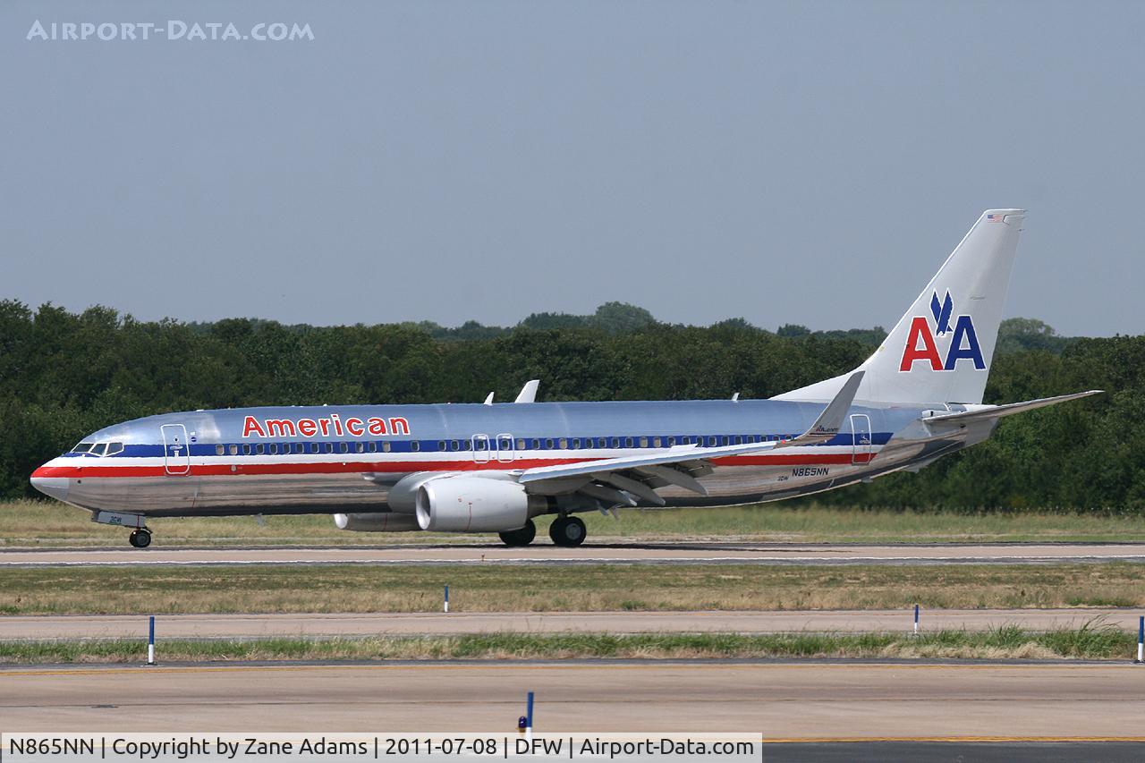 N865NN, 2010 Boeing 737-823 C/N 29554, American Airlines at DFW Airprot