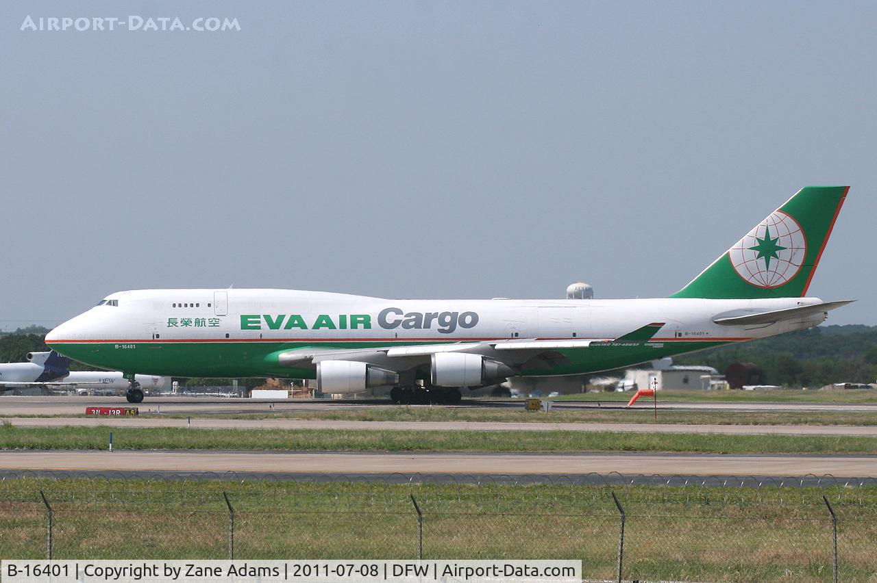 B-16401, 1992 Boeing 747-45EBD(SF) C/N 27062, EVA Air Cargo at DFW Airprot
