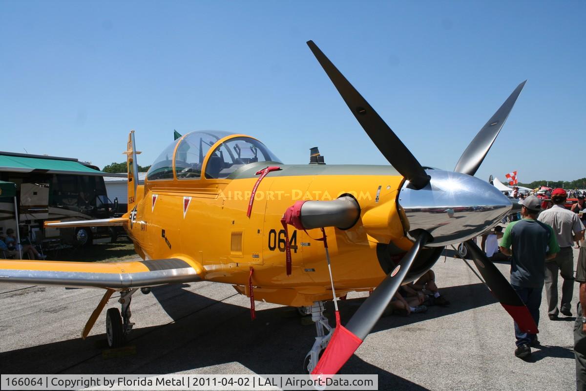 166064, Raytheon T-6B Texan II C/N PN-55, Retro colored T-6B