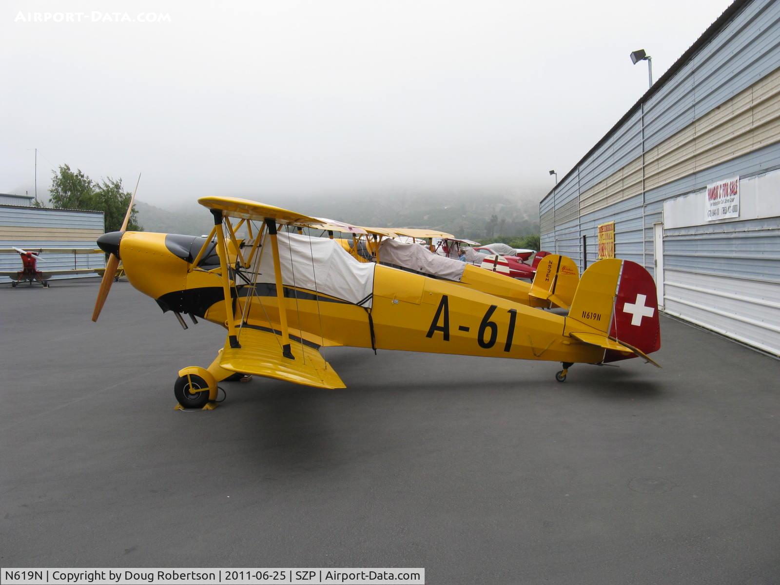 N619N, 1961 CASA 1-131E Jungmann C/N 2188, 1961 C.A.S.A. BU 1.131E Bucker JUNGMANN