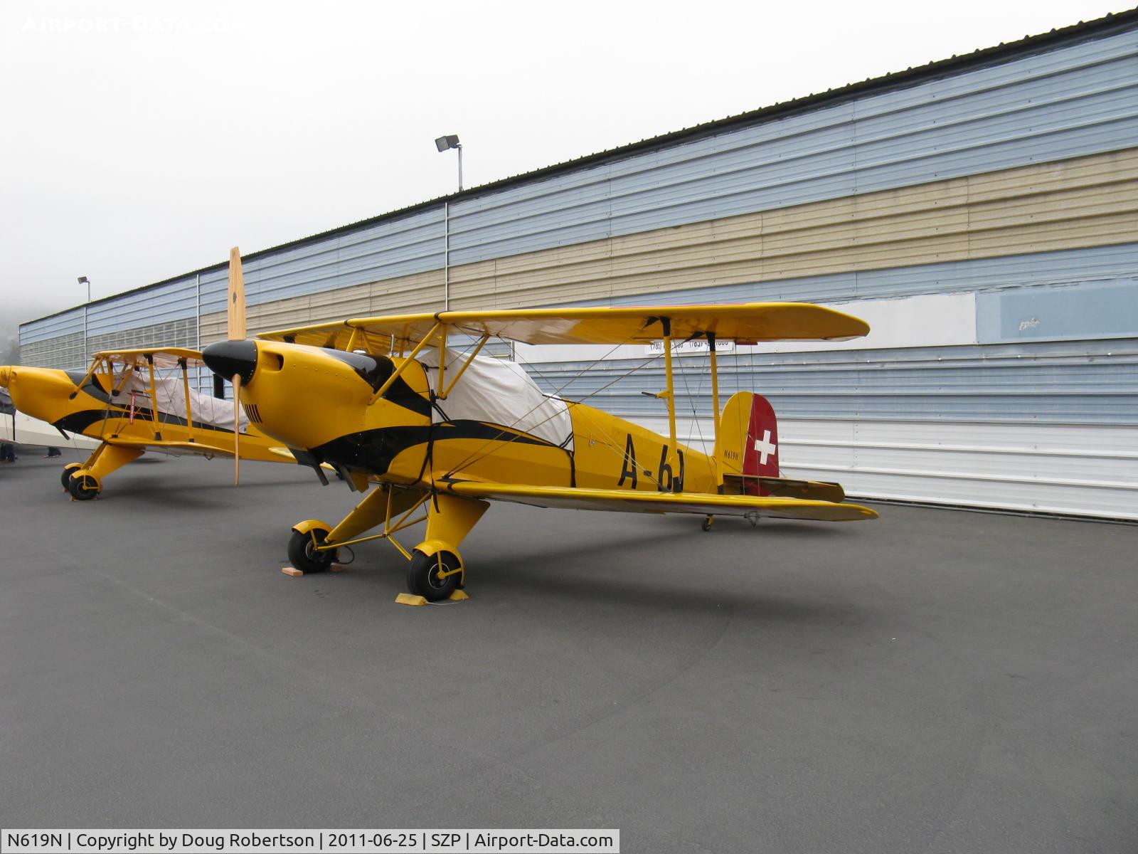 N619N, 1961 CASA 1-131E Jungmann C/N 2188, 1961 C.A.S.A. BU 1.131E Bucker JUNGMANN