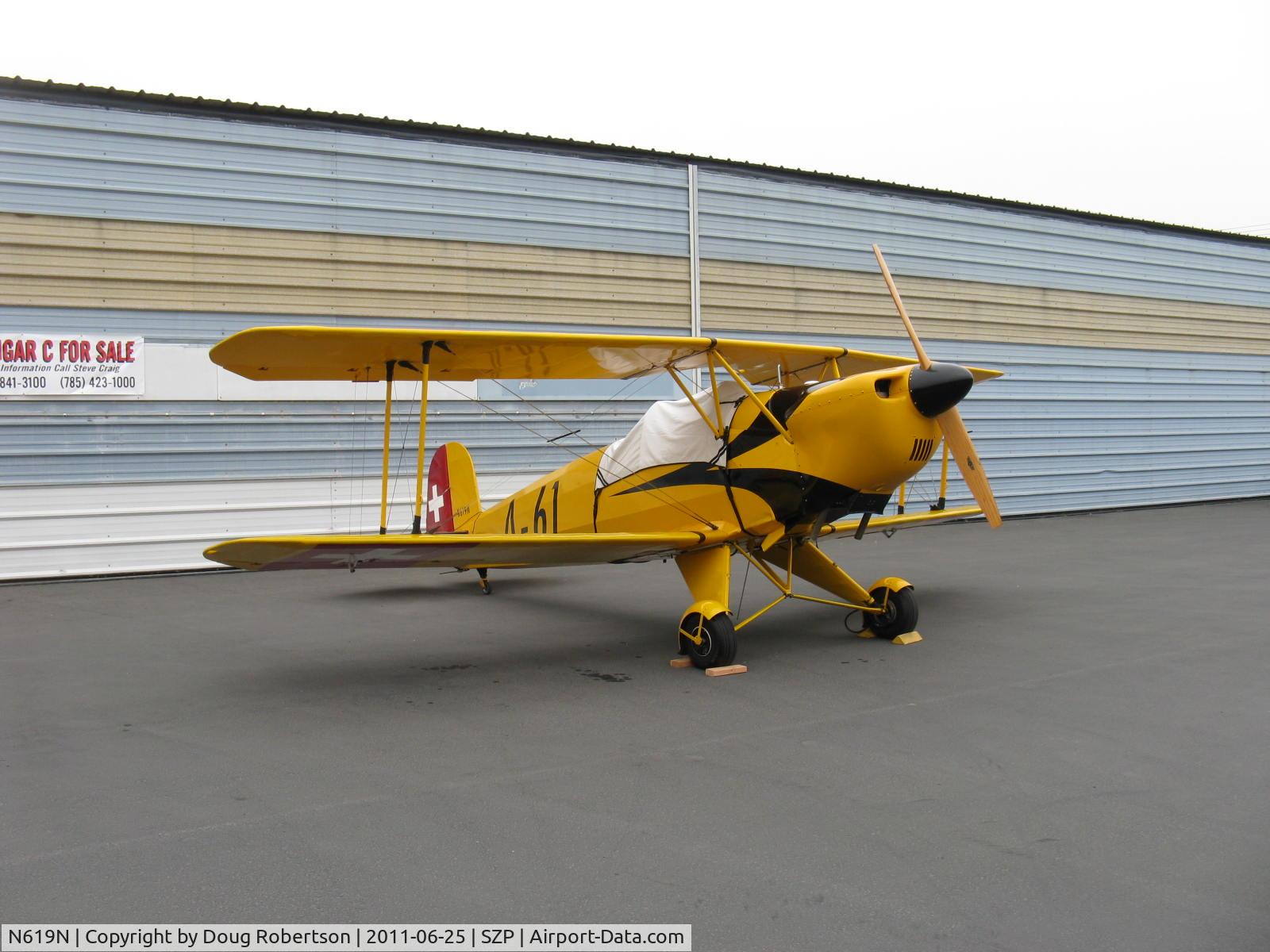N619N, 1961 CASA 1-131E Jungmann C/N 2188, 1961 C.A.S.A BU 1.131E Bucker JUNGMANN
