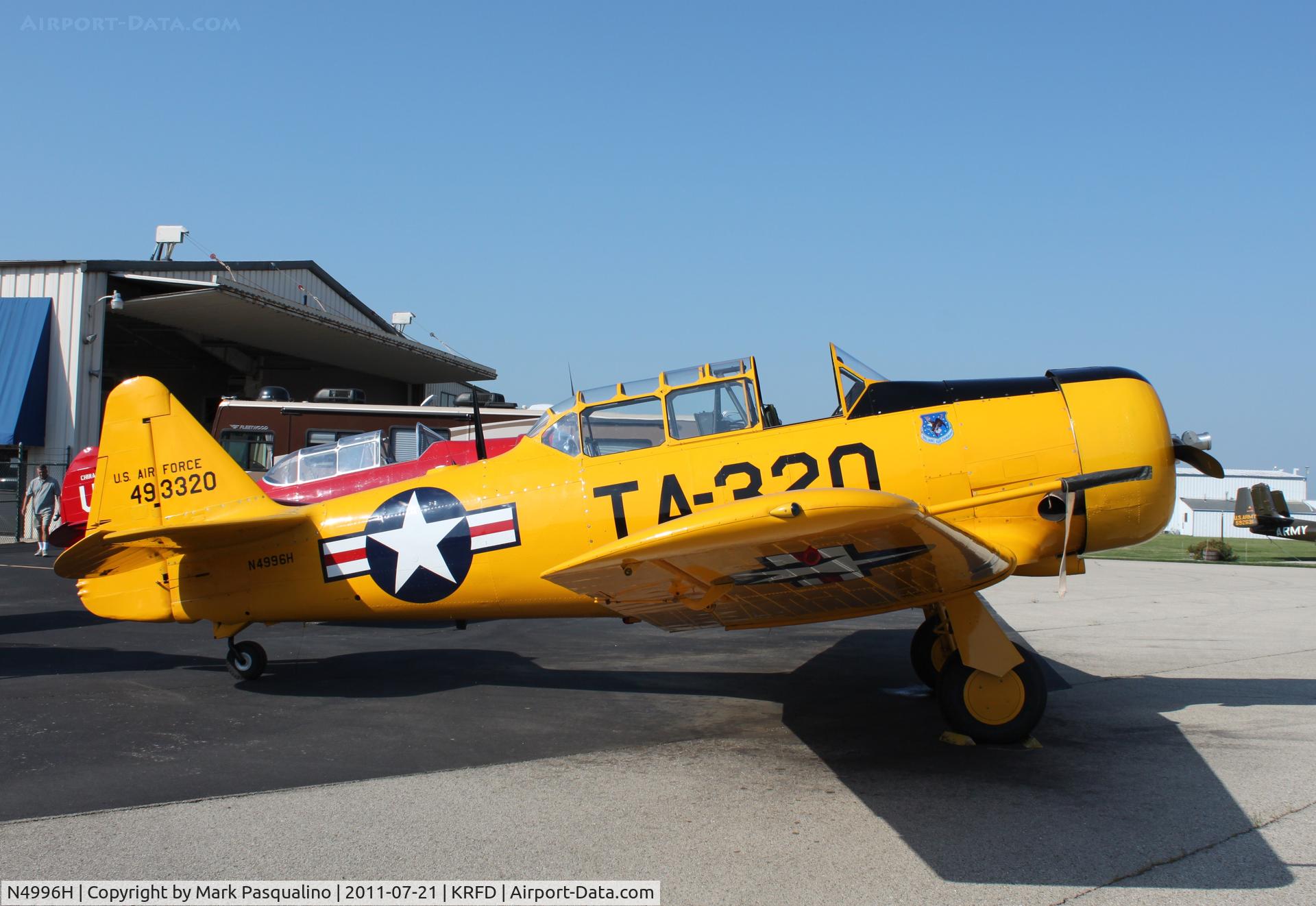 N4996H, 1951 North American T-6G Texan C/N 168-424, North American T-6G