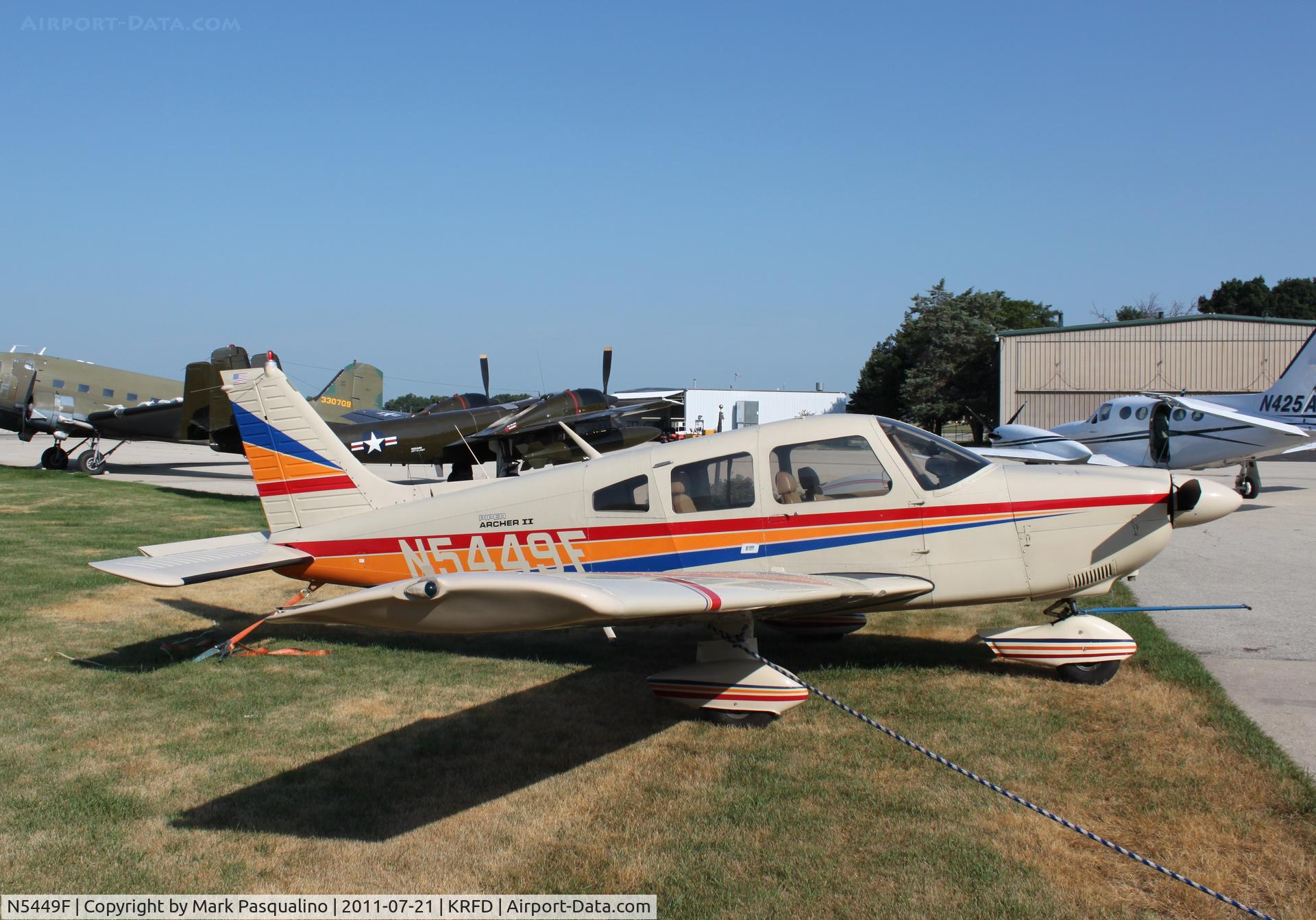 N5449F, 1976 Piper PA-28-181 C/N 28-7790125, Piper PA-28-181