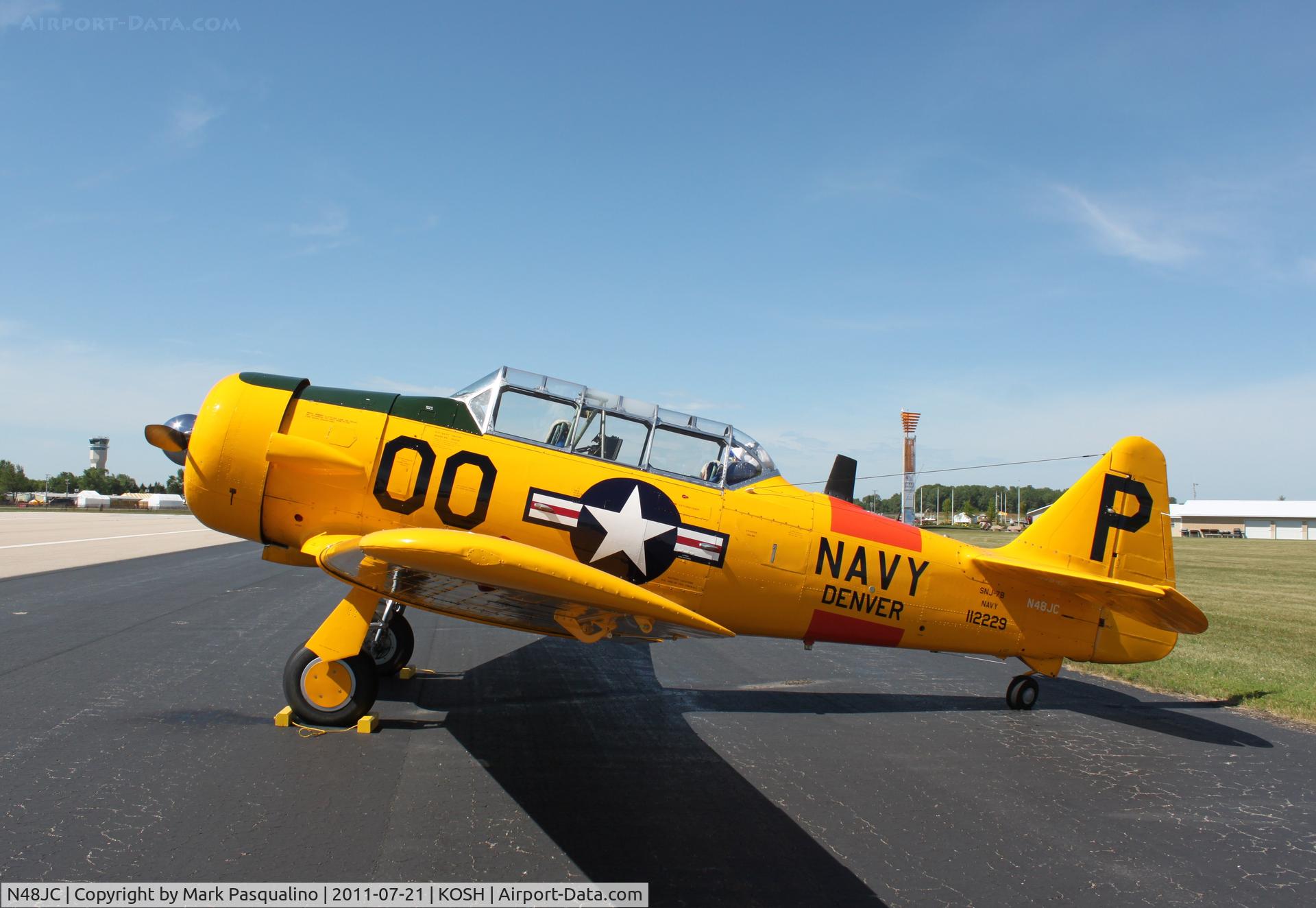 N48JC, North American AT-6G Texan Texan C/N 121-43192, North American AT-6G