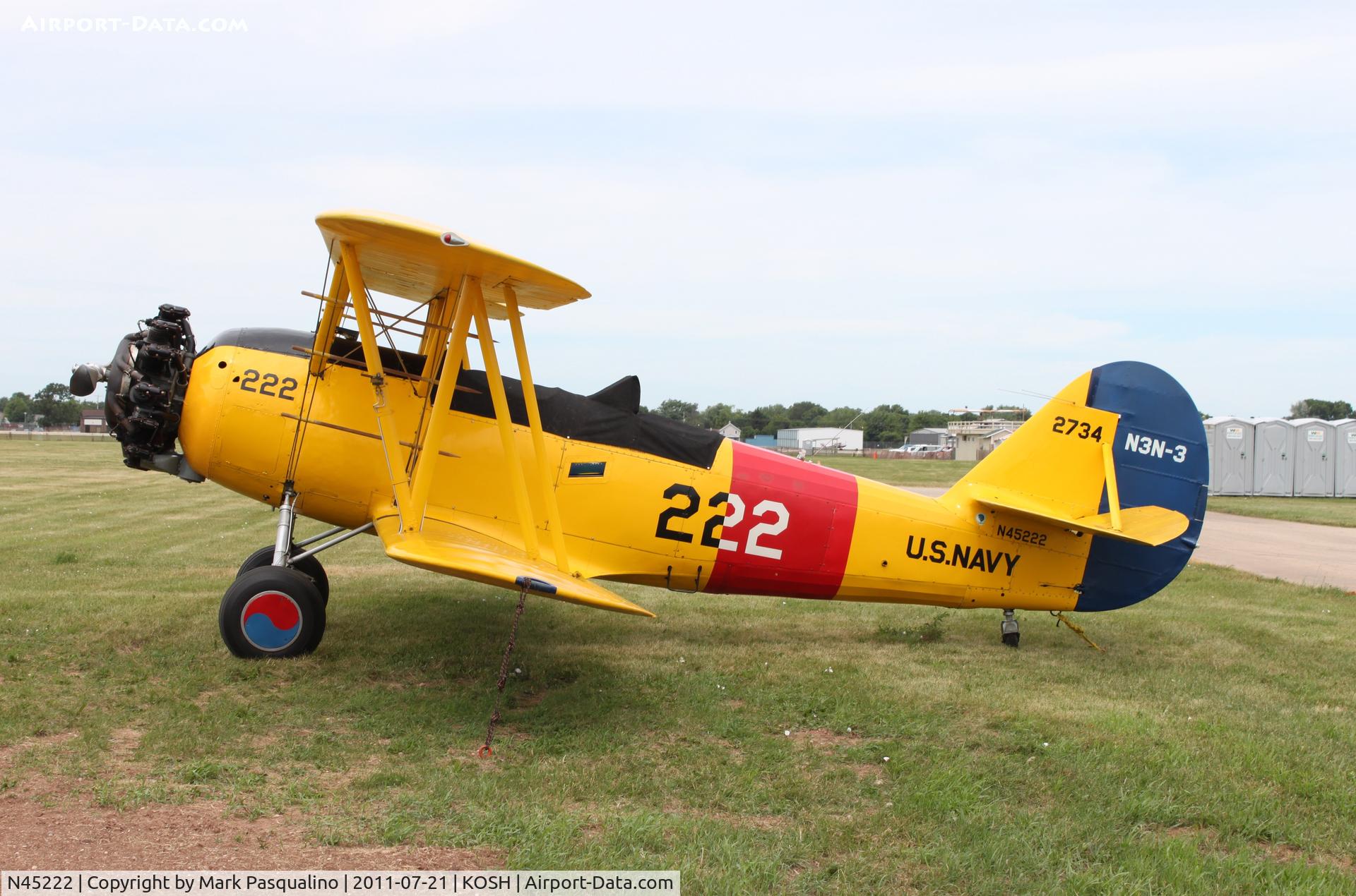 N45222, 1941 Naval Aircraft Factory N3N-3 C/N 2734, N3N-3