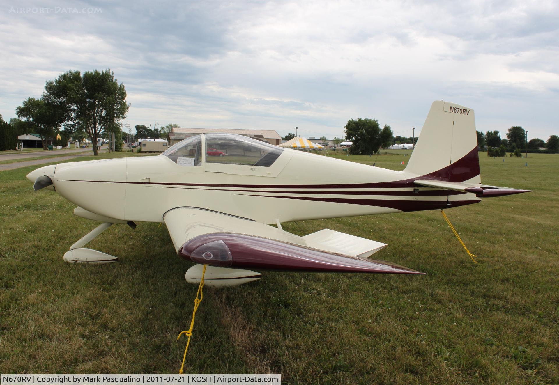 N670RV, 2006 Vans RV-9A C/N 90670, RV-9A