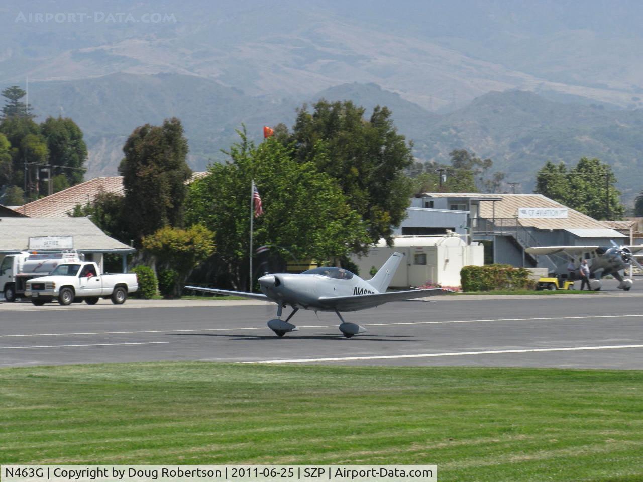 N463G, 2007 Questair Venture C/N 001, 2007 Griffin SPECIAL Questair VENTURE SPIRIT, Continental IO-550-G 310 Hp, fixed gear version, 276 mph cruise, 70 mph stall speed, takeoff roll Rwy 22
