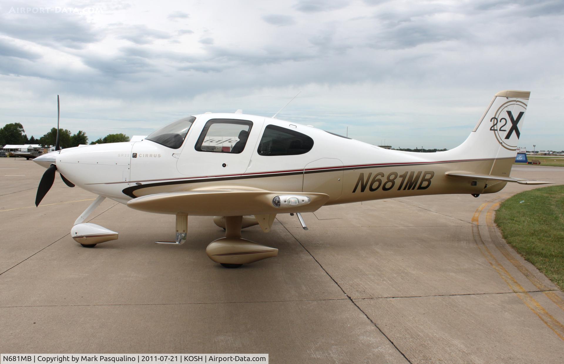 N681MB, 2010 Cirrus SR22 C/N 3664, Cirrus SR22