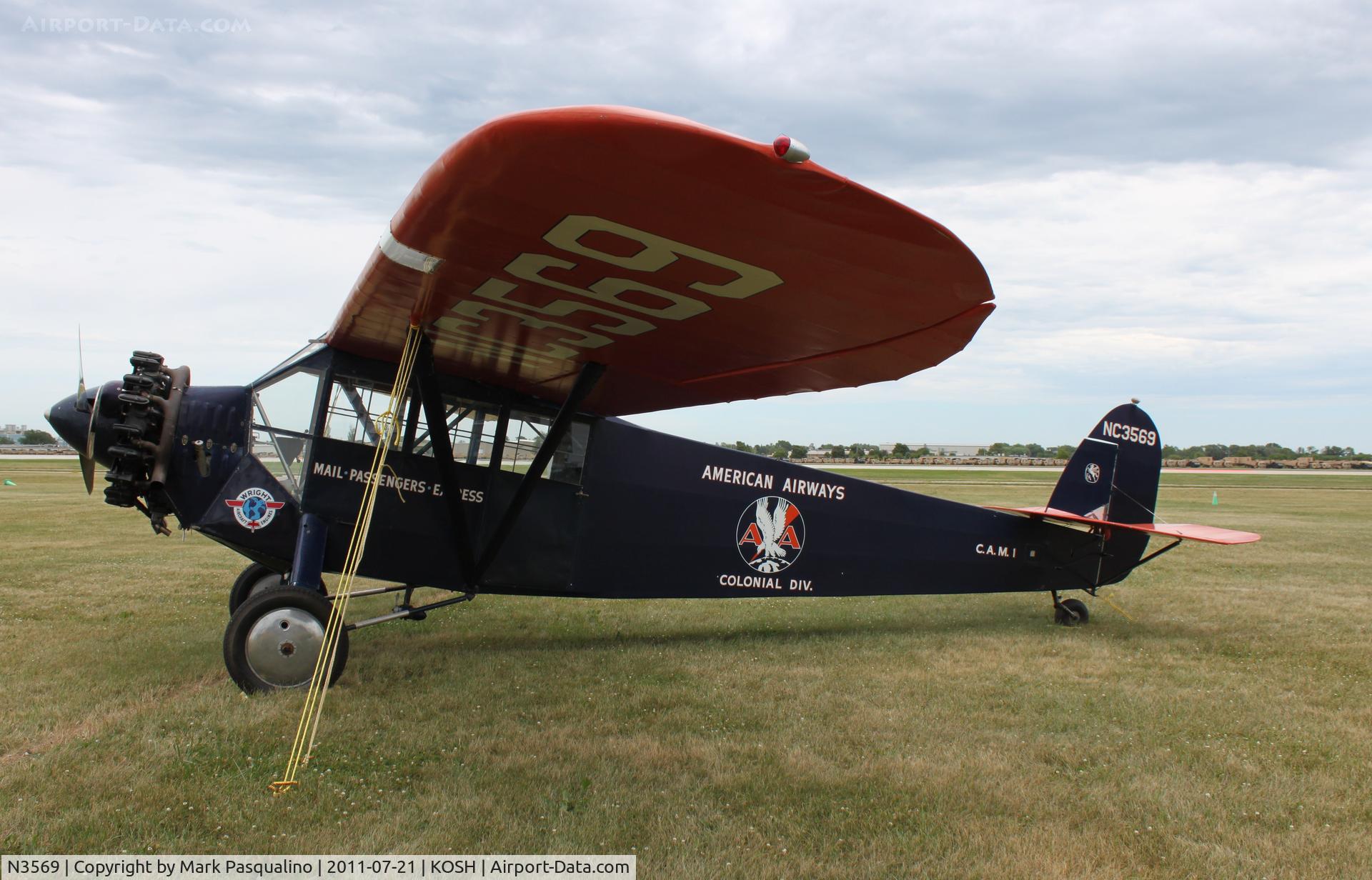 N3569, 1929 Fairchild FC-2-W2 C/N 35, Fairchild FC-2-W2