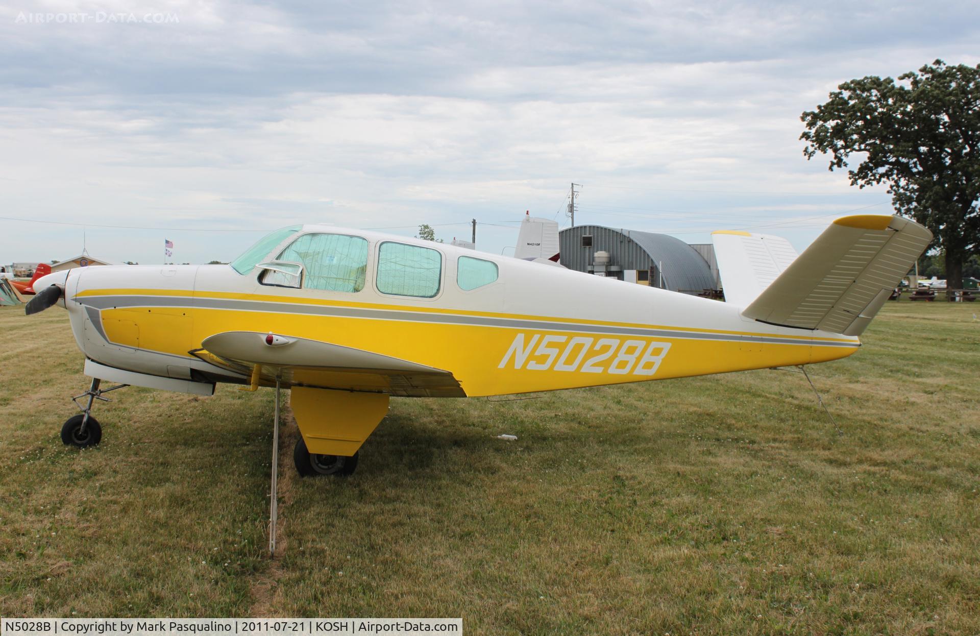 N5028B, 1955 Beech F35 Bonanza C/N D-4294, Beech F35