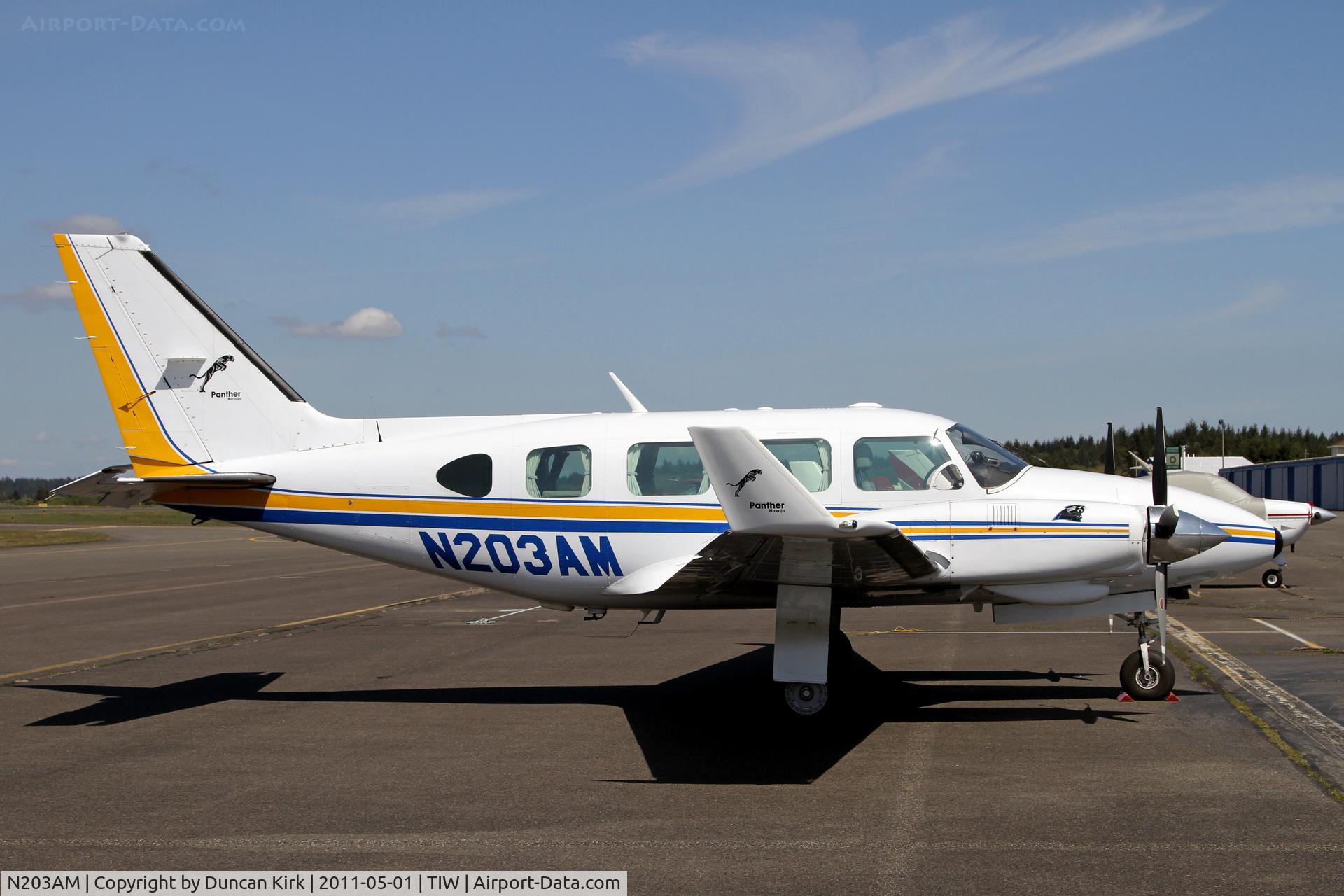 N203AM, 1979 Piper PA-31-310 Navajo C/N 31-7912037, Resident Panther