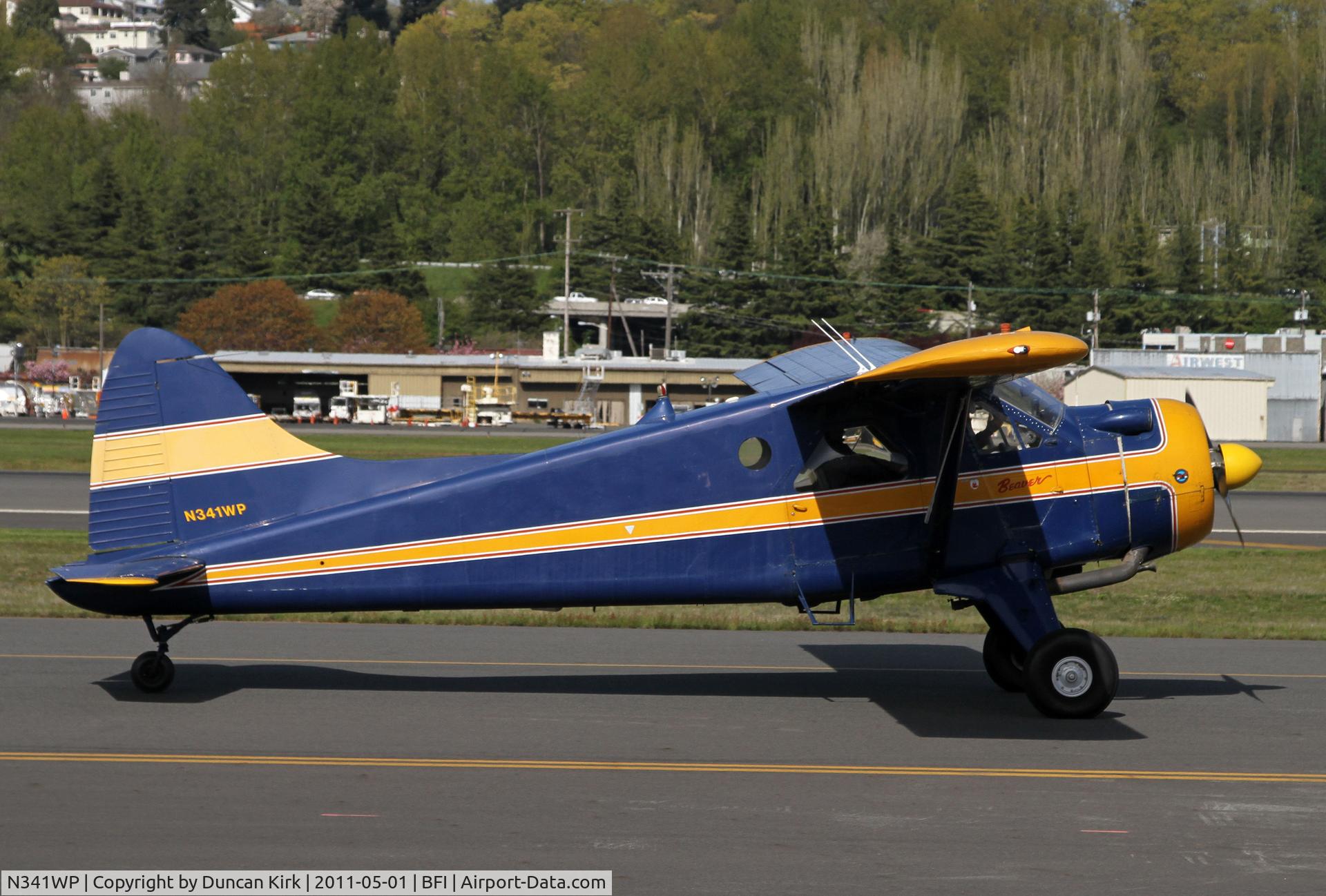N341WP, 1964 De Havilland Canada DHC-2 Beaver Mk.I (L20A) C/N 1582, Taxiing for take-off