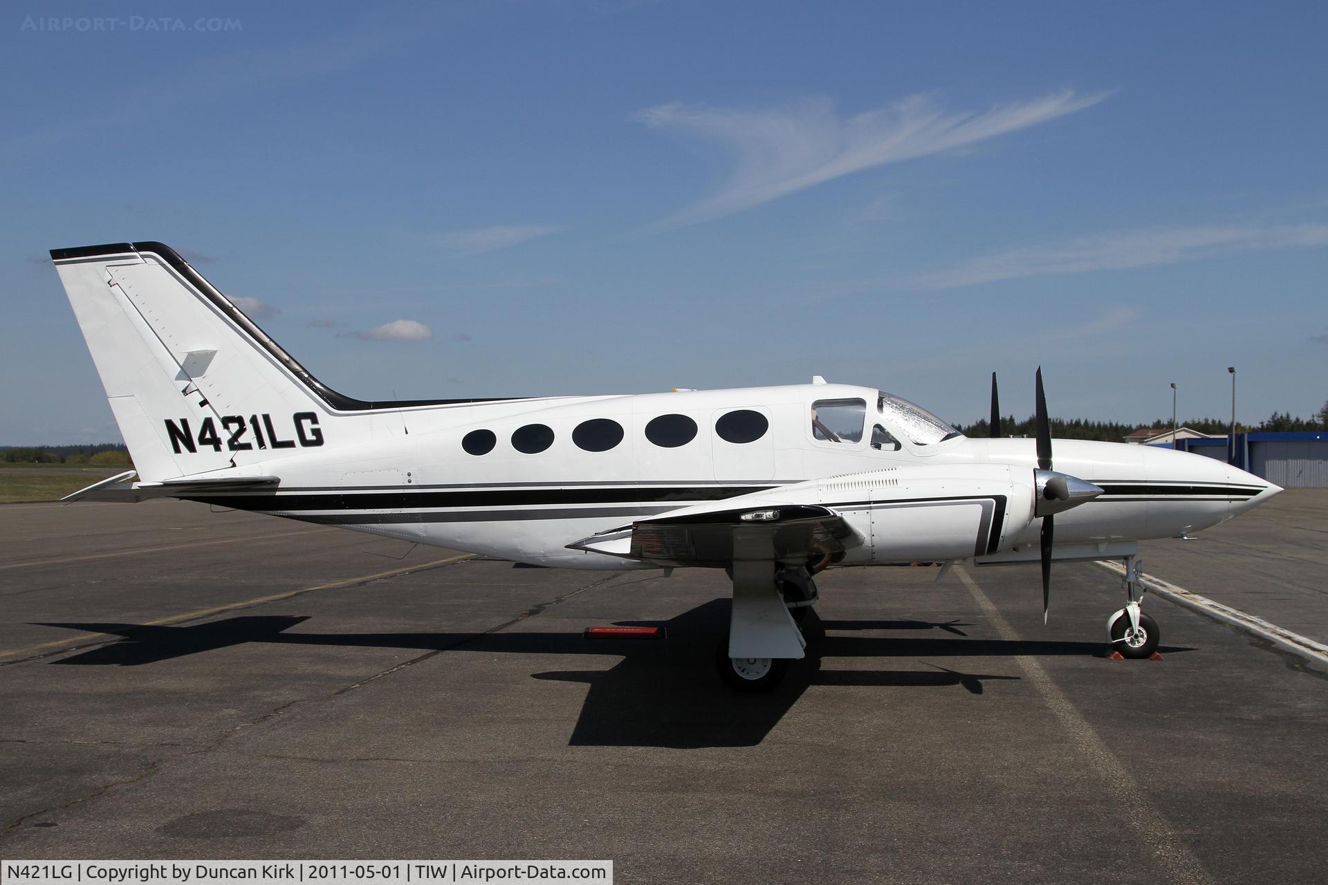 N421LG, Cessna 421C Golden Eagle C/N 421C1114, The reg is a giveaway of the type!
