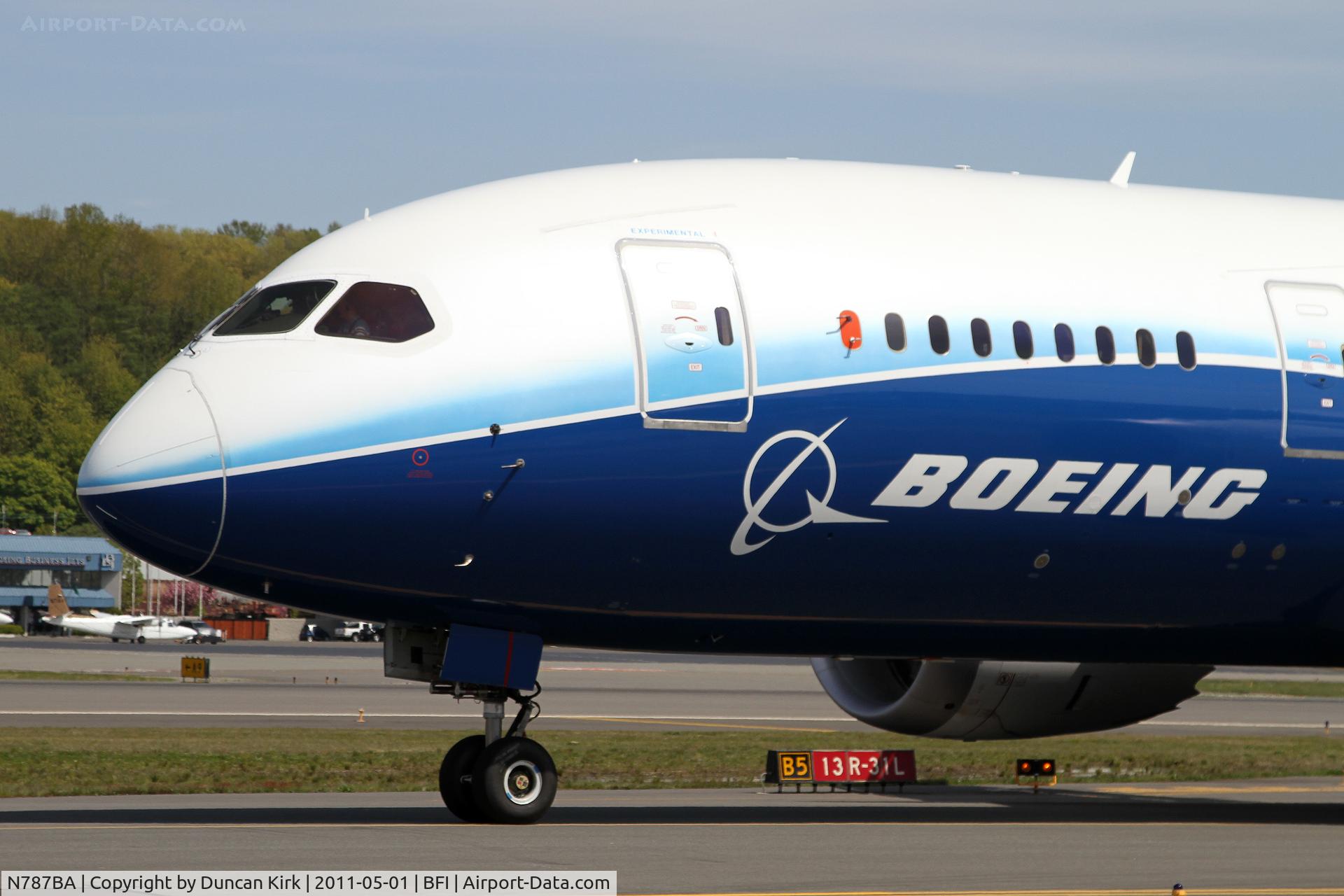 N787BA, 2009 Boeing 787-8 Dreamliner C/N 40690, Nose shot