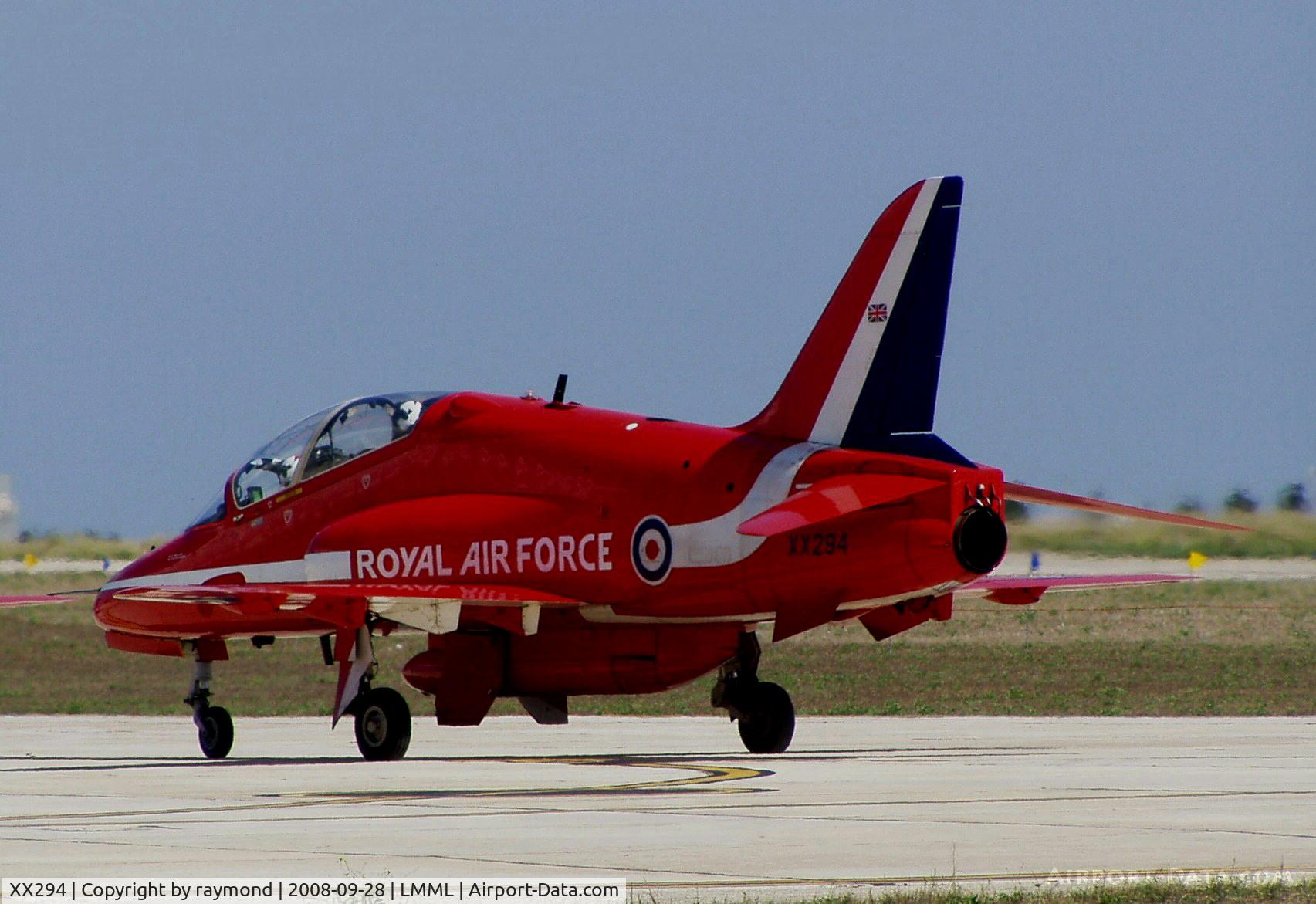 XX294, 1979 Hawker Siddeley Hawk T.1 C/N 122/312119, Hawk T1 XX294 Red Arrows