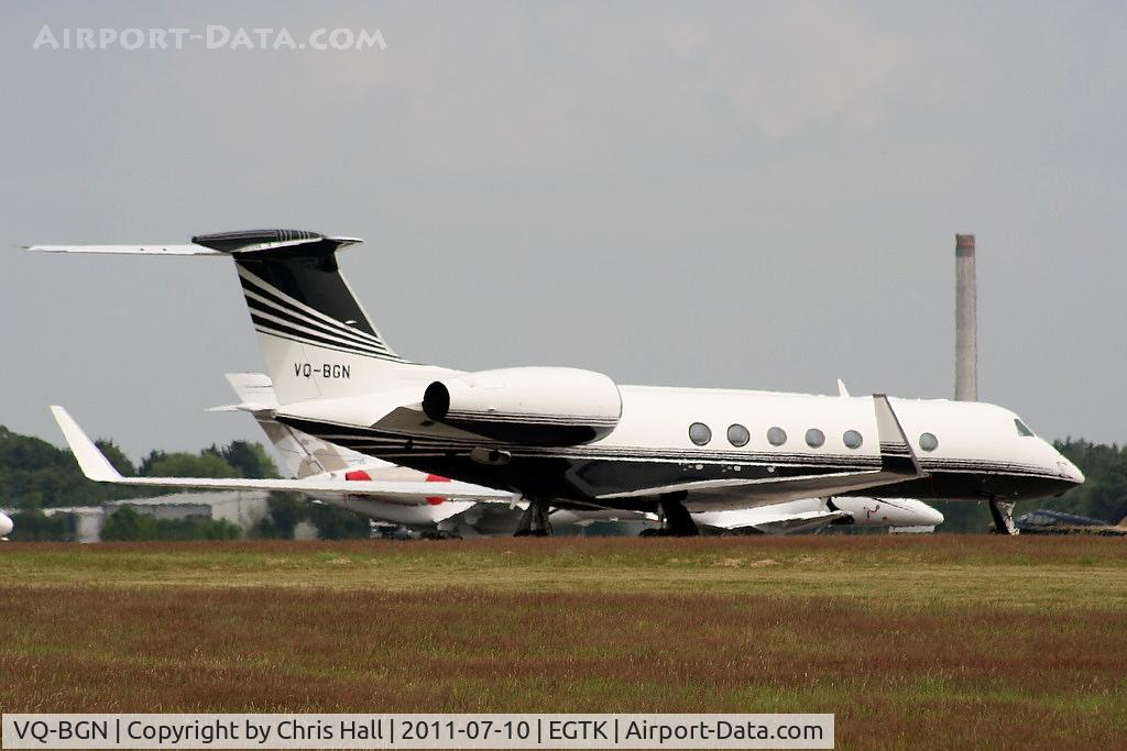 VQ-BGN, 2008 Gulfstream Aerospace GV-SP (G550) C/N 5218, Rockfield Holdings Ltd