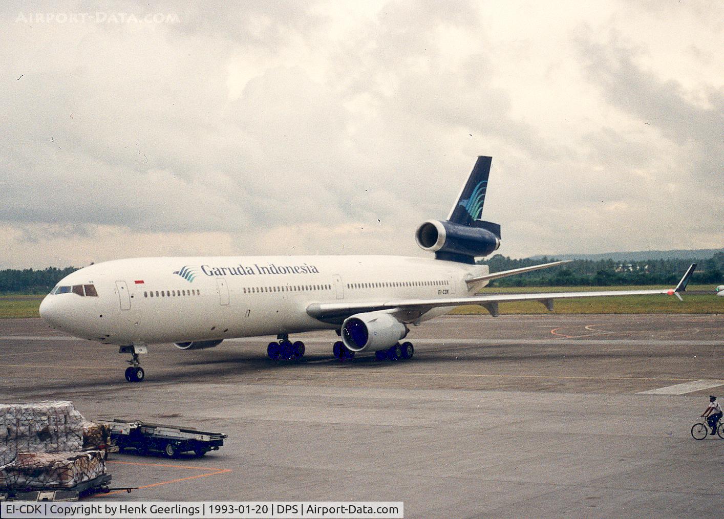 EI-CDK, 1992 McDonnell Douglas MD-11F C/N 48501, Garuda