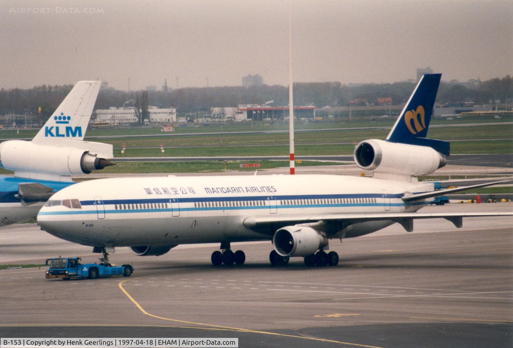 B-153, 1993 McDonnell Douglas MD-11F C/N 48471, Mandarin Airlines