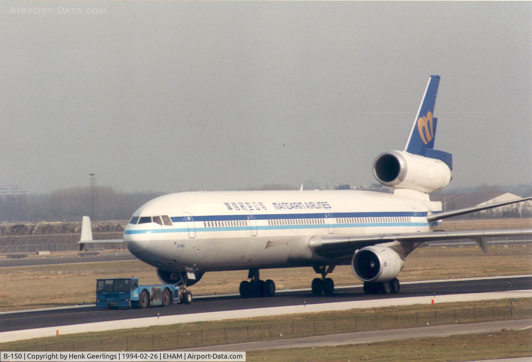 B-150, 1992 McDonnell Douglas MD-11 C/N 48468, Mandarin Airlines