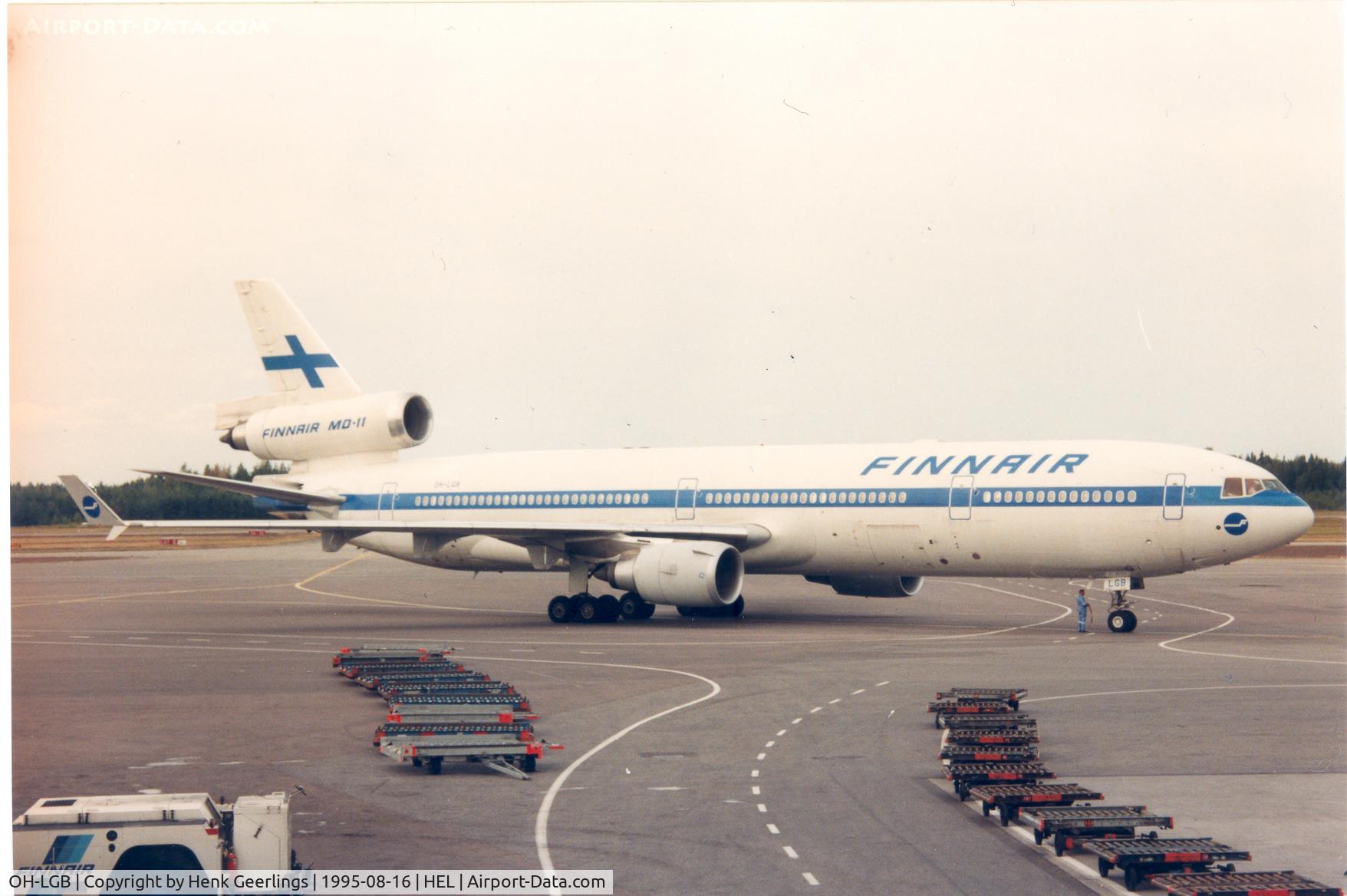 OH-LGB, 1991 McDonnell Douglas MD-11 C/N 48450, Finnair