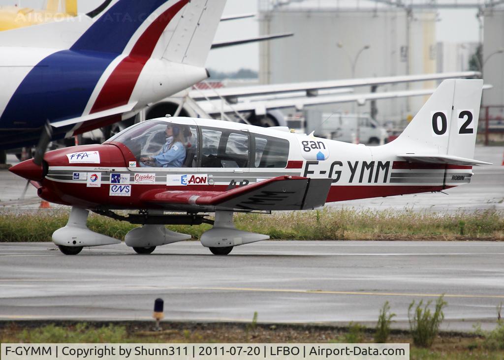F-GYMM, Robin DR-400-140B Major C/N 2161, Participant of the Young Pilot Aerial Tour 2011