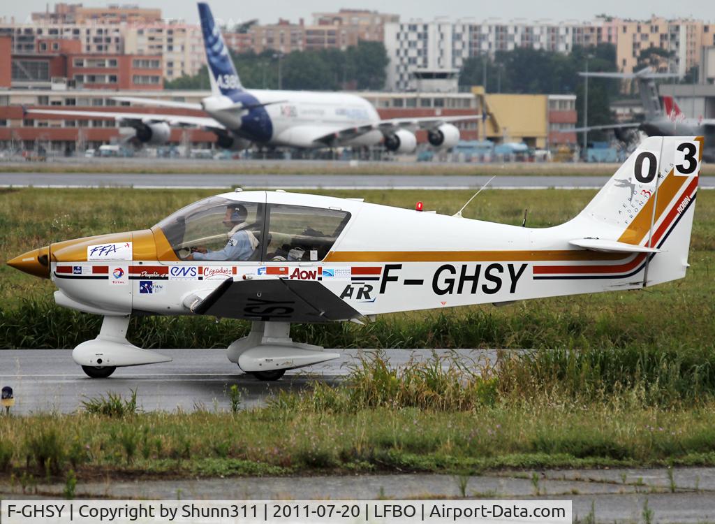 F-GHSY, 2002 Robin DR-400-140B Major C/N 2516, Participant of the Young Pilot Aerial Tour 2011