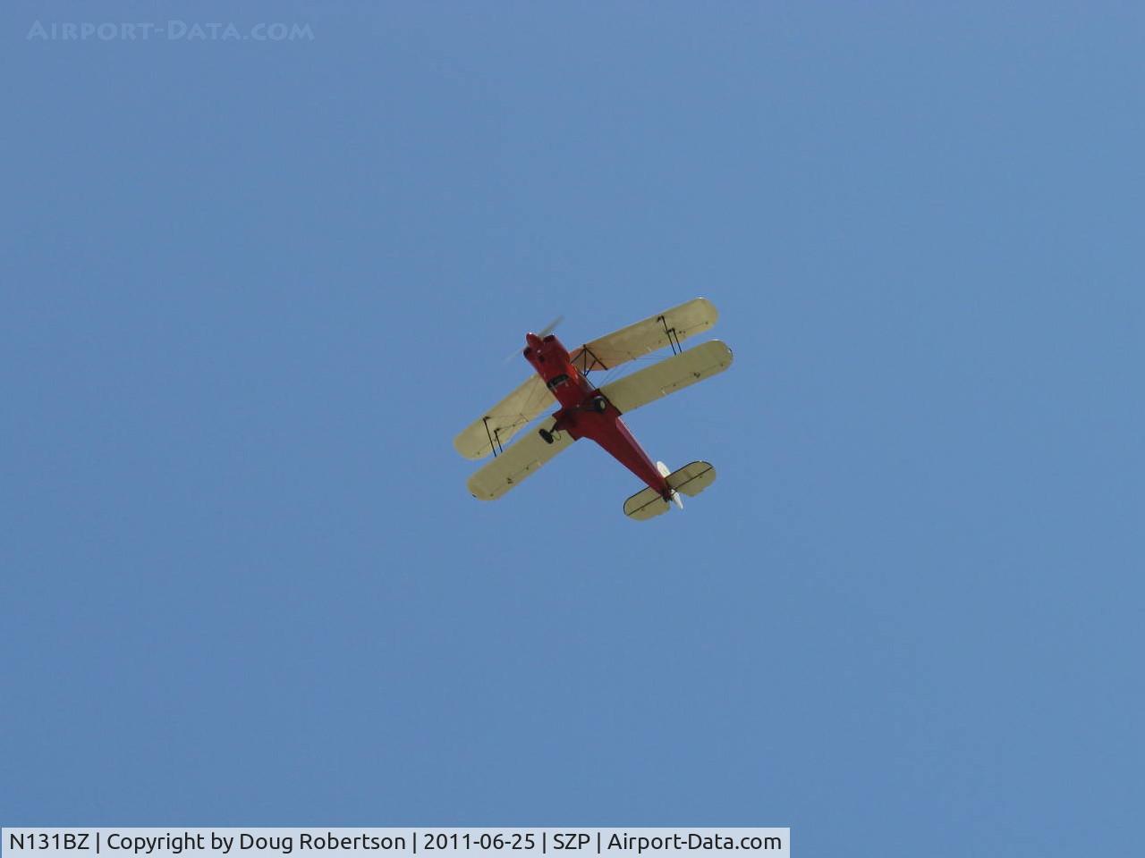 N131BZ, 1961 CASA 1-131E Jungmann C/N Not found E3B-563/N131BZ, 1961 Bucker JUNGMANN 131, Lycoming O-320 conversion, takeoff climb Rwy 22