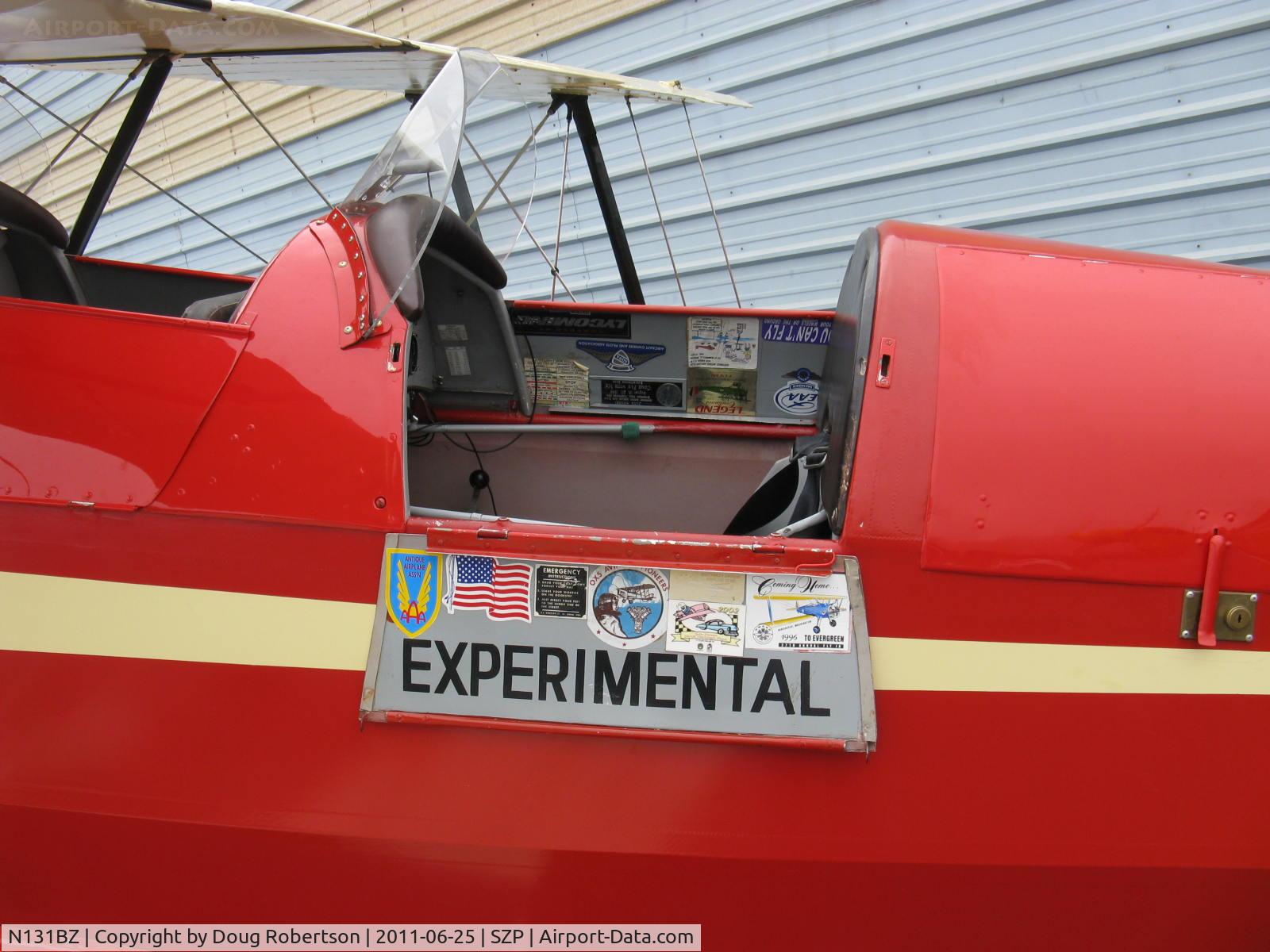N131BZ, 1961 CASA 1-131E Jungmann C/N Not found E3B-563/N131BZ, 1961 Bucker JUNGMANN 131, Lycoming O-320 conversion, rear cockpit