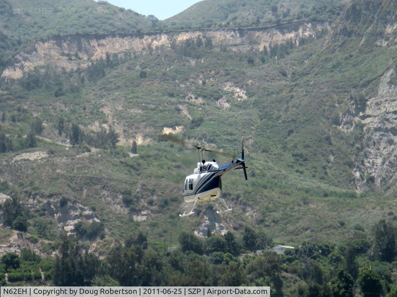 N62EH, 1991 Bell 206B JetRanger II C/N 4191, 1991 Bell 206B JET RANGER II, one Allison 250-C20 Turboshaft 400 shp, departure turn to L70 destination