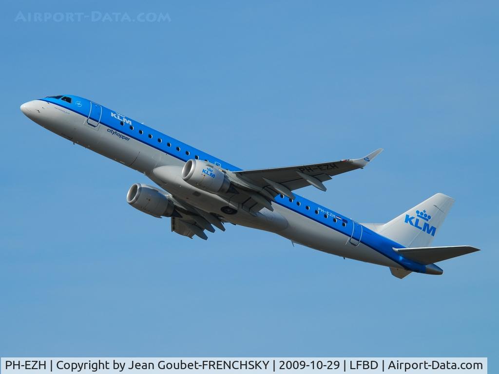PH-EZH, 2009 Embraer 190LR (ERJ-190-100LR) C/N 19000319, KLM to AMS