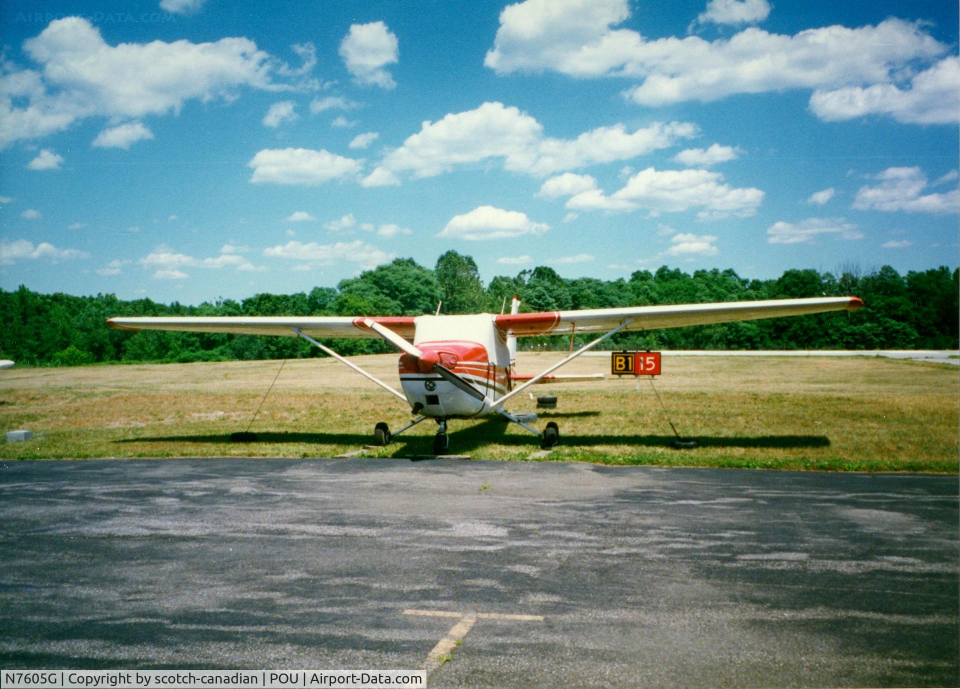 N7605G, 1970 Cessna 172L C/N 17259305, 1970 Cessna 172L N7605G at Dutchess County Airport, Poughkeepsie, NY