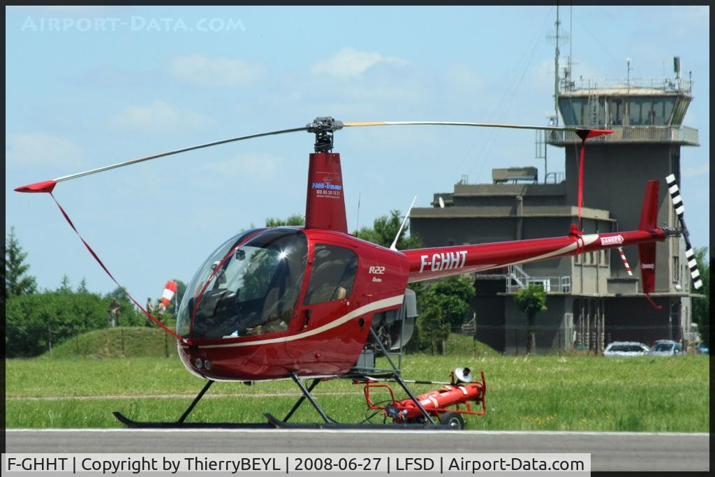 F-GHHT, Robinson R22 Beta C/N 1815, at Dijon-Longvic BA102 2008 airshow