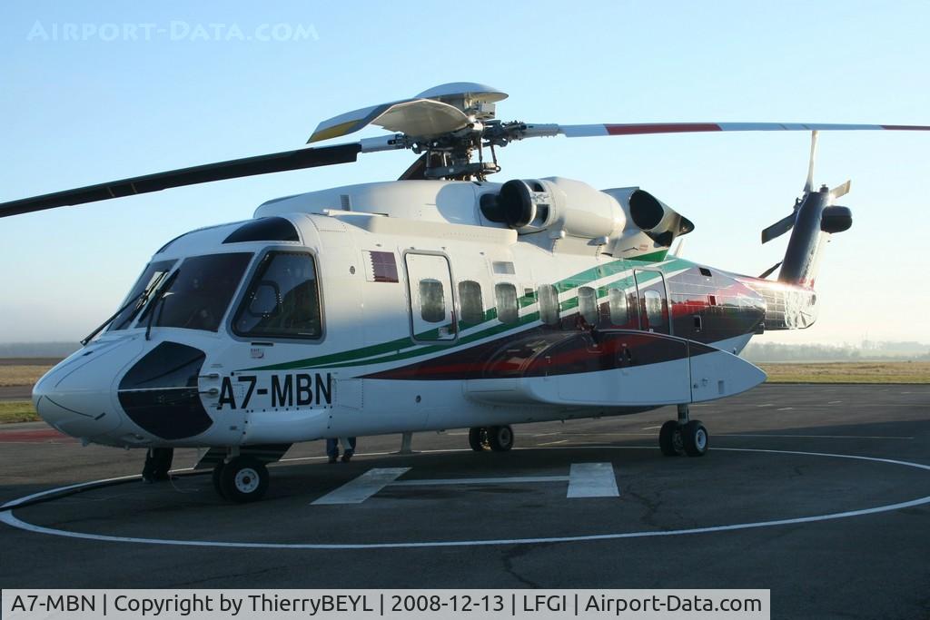 A7-MBN, 2006 Sikorsky S-92 Helibus C/N 920053, In refueling at Darois