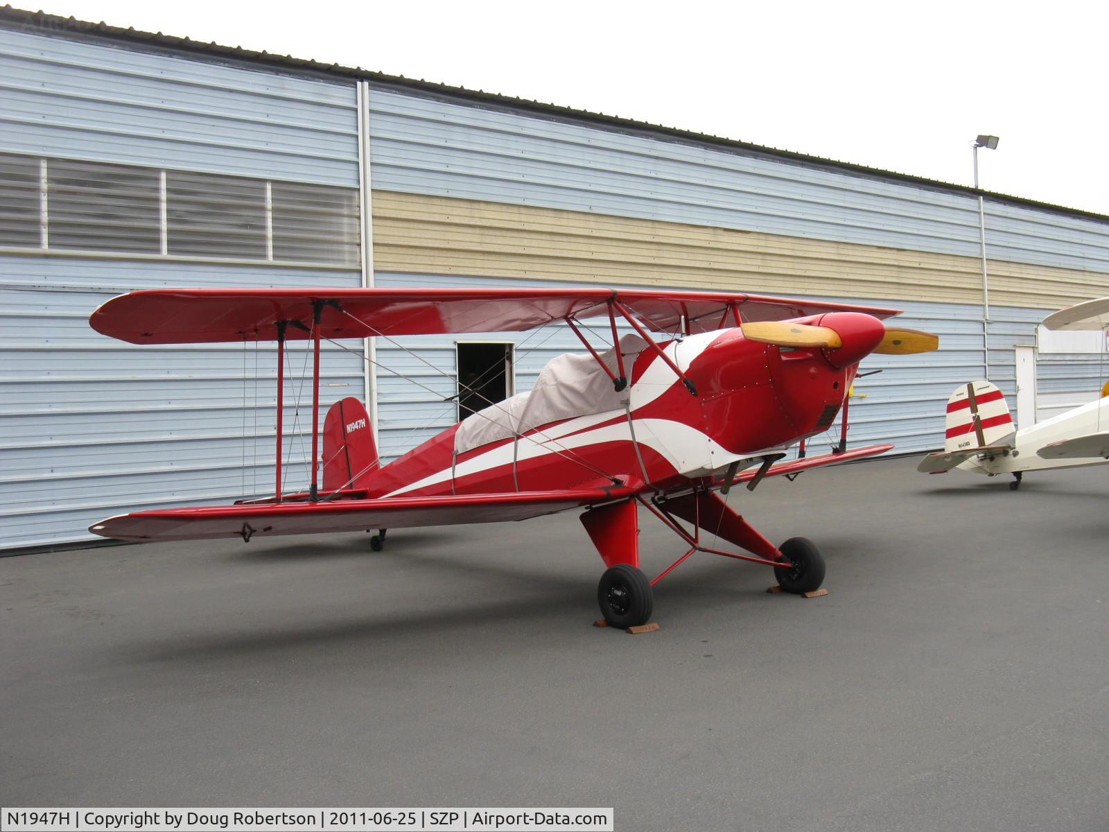 N1947H, 1947 Bucker Bu-131 Jungmann C/N 185, 1947 AERO Z Bucker JUNGMANN 131, Lycoming O&VO-360 upgrade