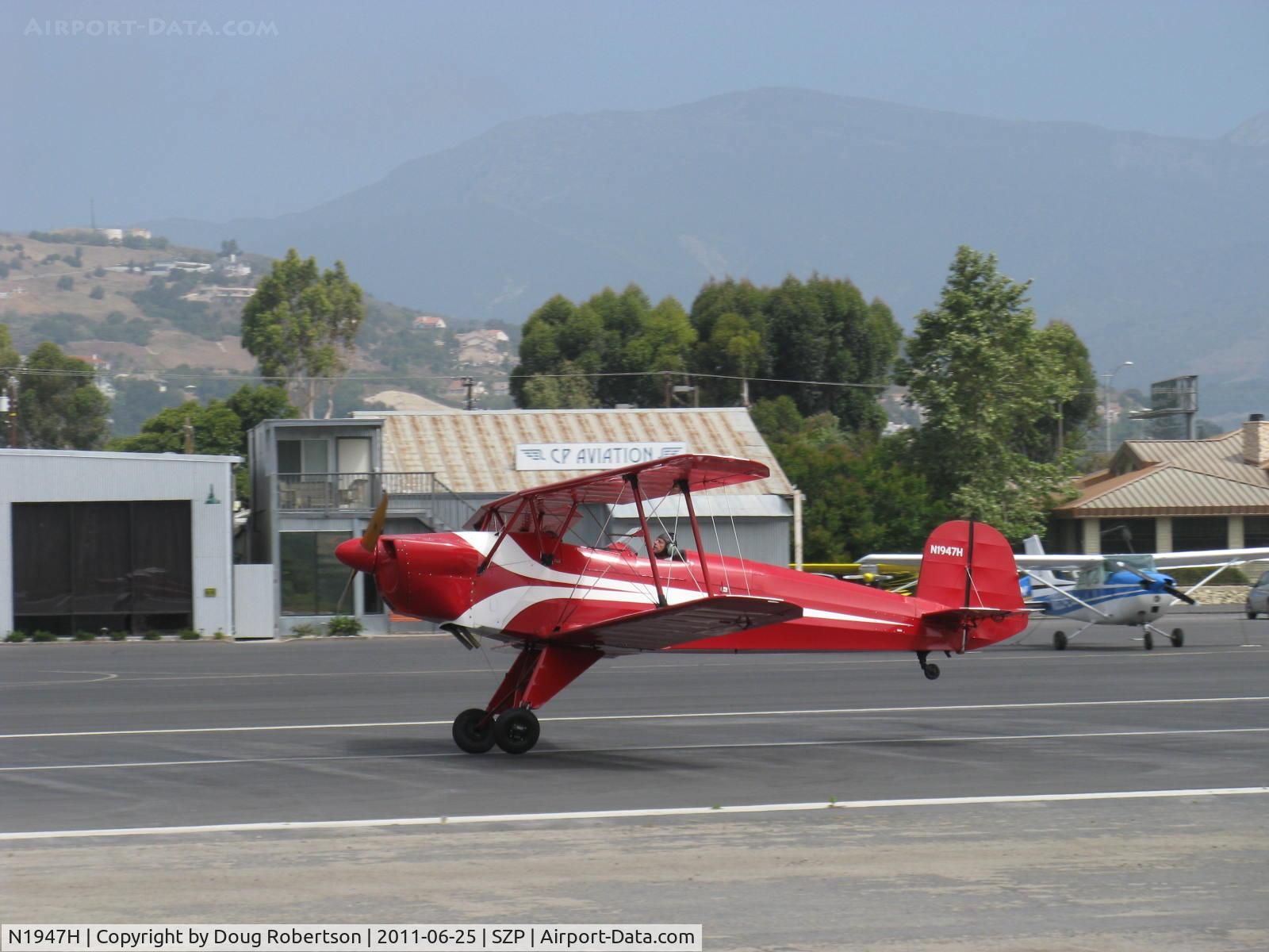 N1947H, 1947 Bucker Bu-131 Jungmann C/N 185, 1947 AERO Z Bucker JUNGMANN 131, Lycoming O&VO-360 upgrade, touch and go Rwy 22