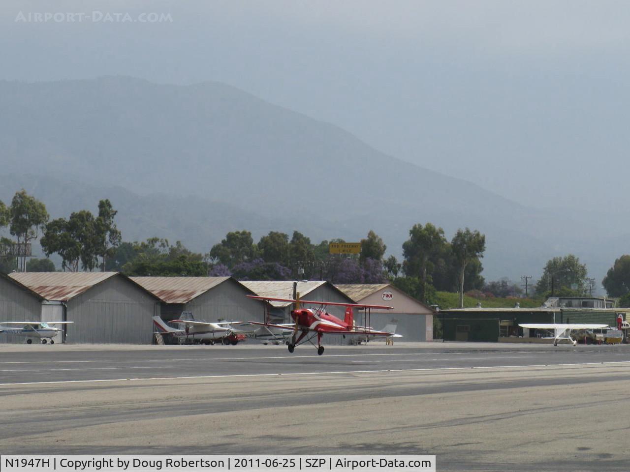 N1947H, 1947 Bucker Bu-131 Jungmann C/N 185, 1947 AERO Z Bucker JUNGMANN 131, Lycoming O&VO-360 upgrade, landing Rwy 22
